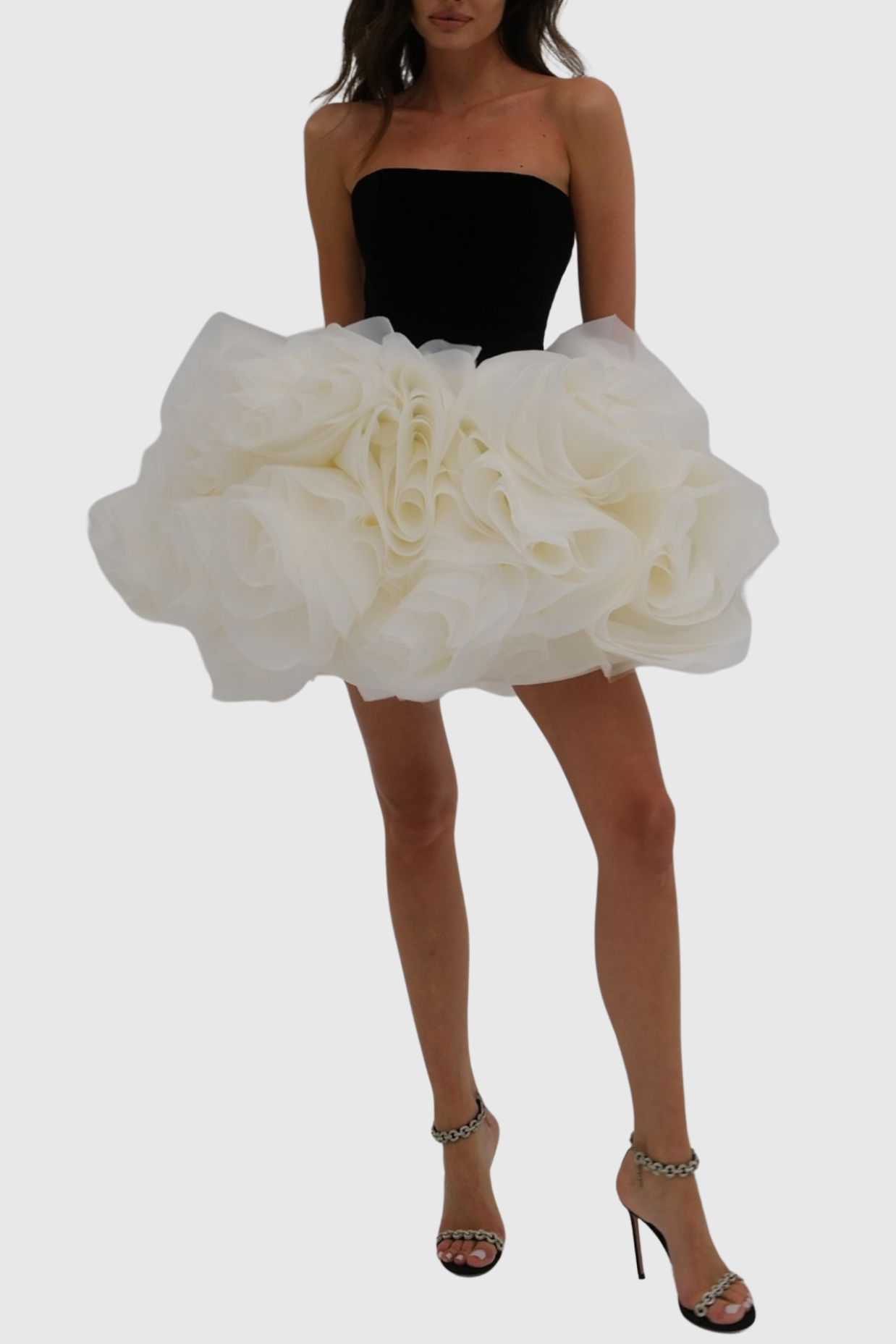 ARCHKI RUCHED STRAPLESS MINI DRESS, COCKTAIL