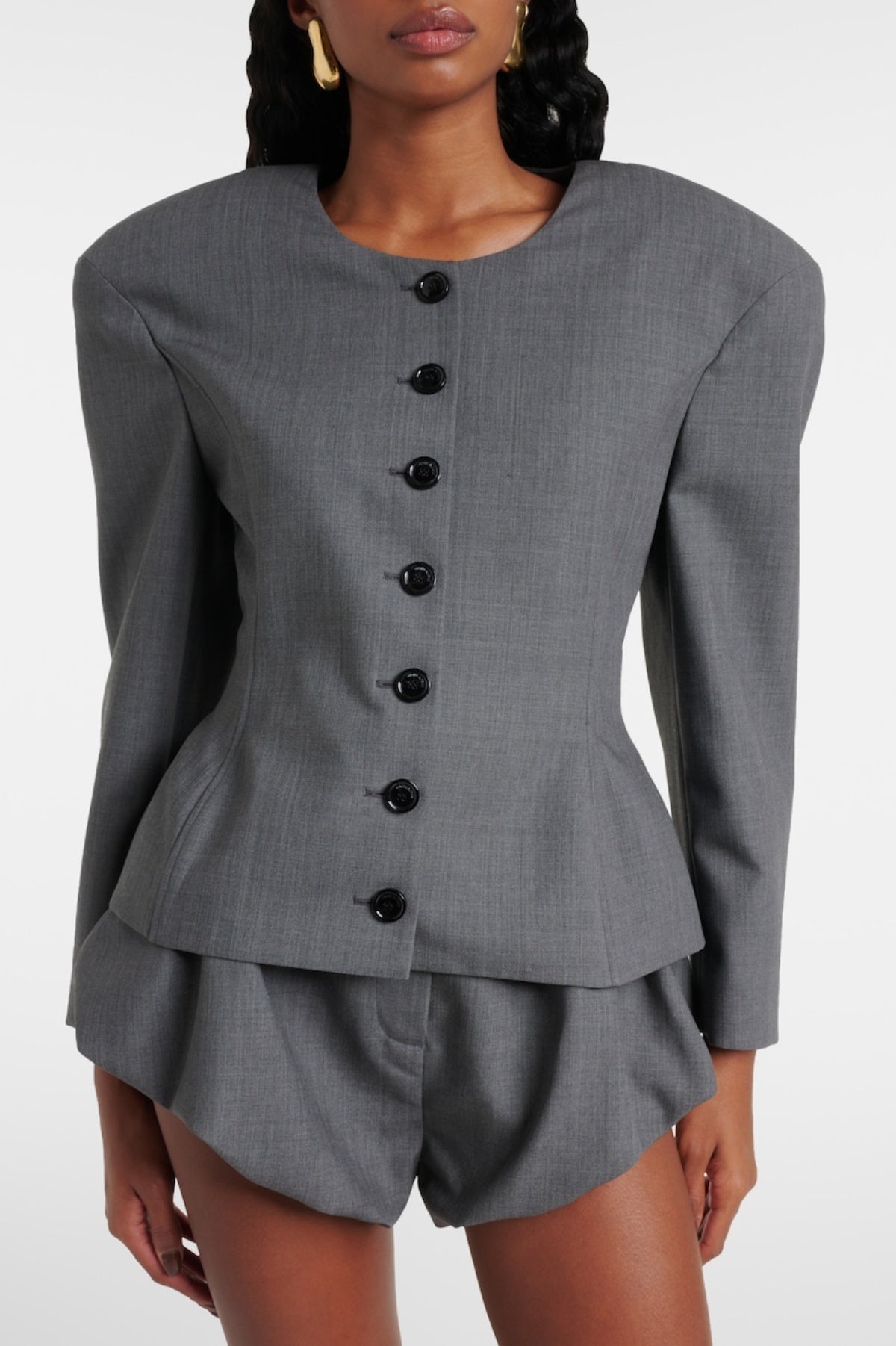 ArmenbCorsetSkirtThreePieceSet-Pink5 DALIDA CINCHED WAIST BLAZER FOR OFFICE PARTY