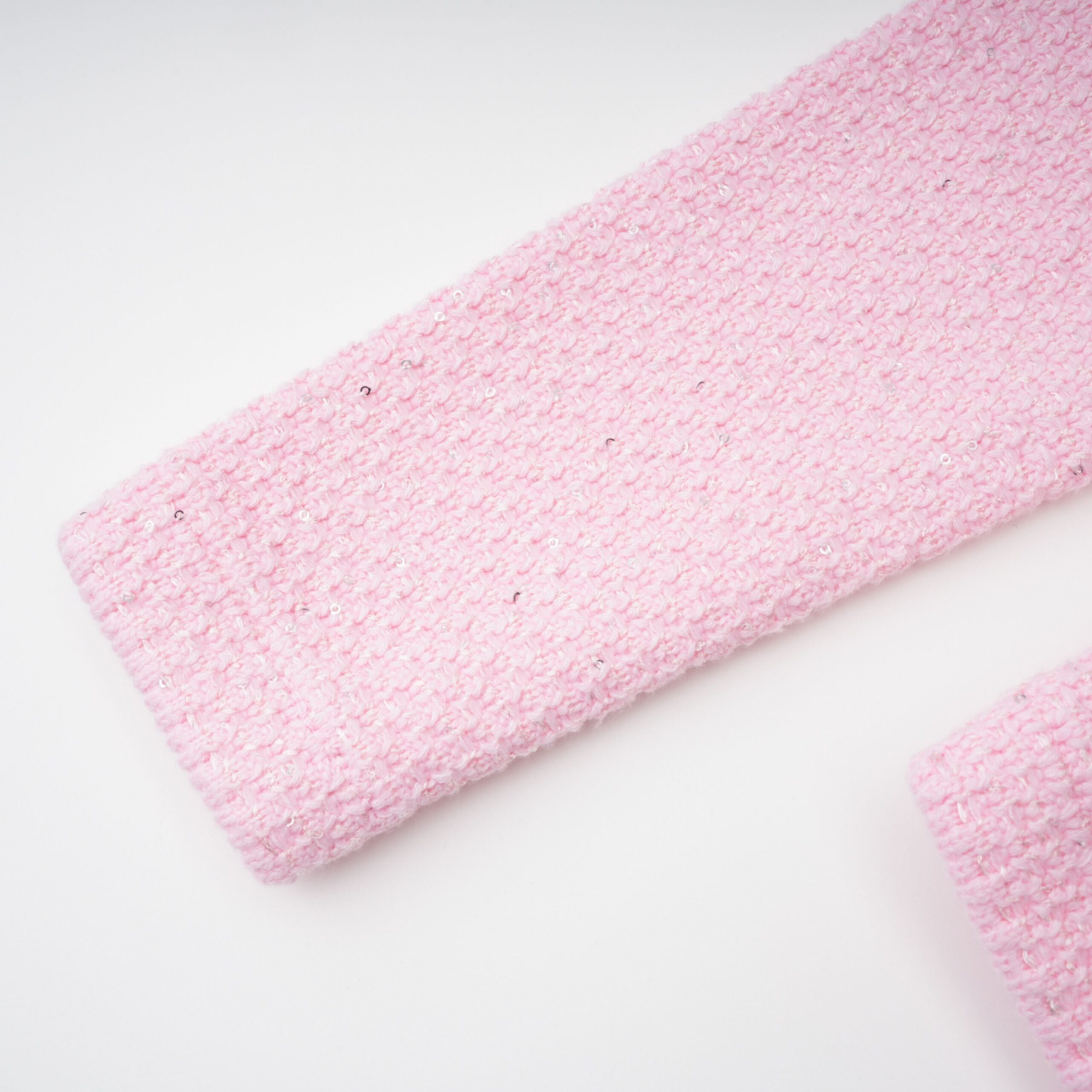 SHIRLEY SEQUINED KNIT SET, PINK COCKTAIL PARTY
