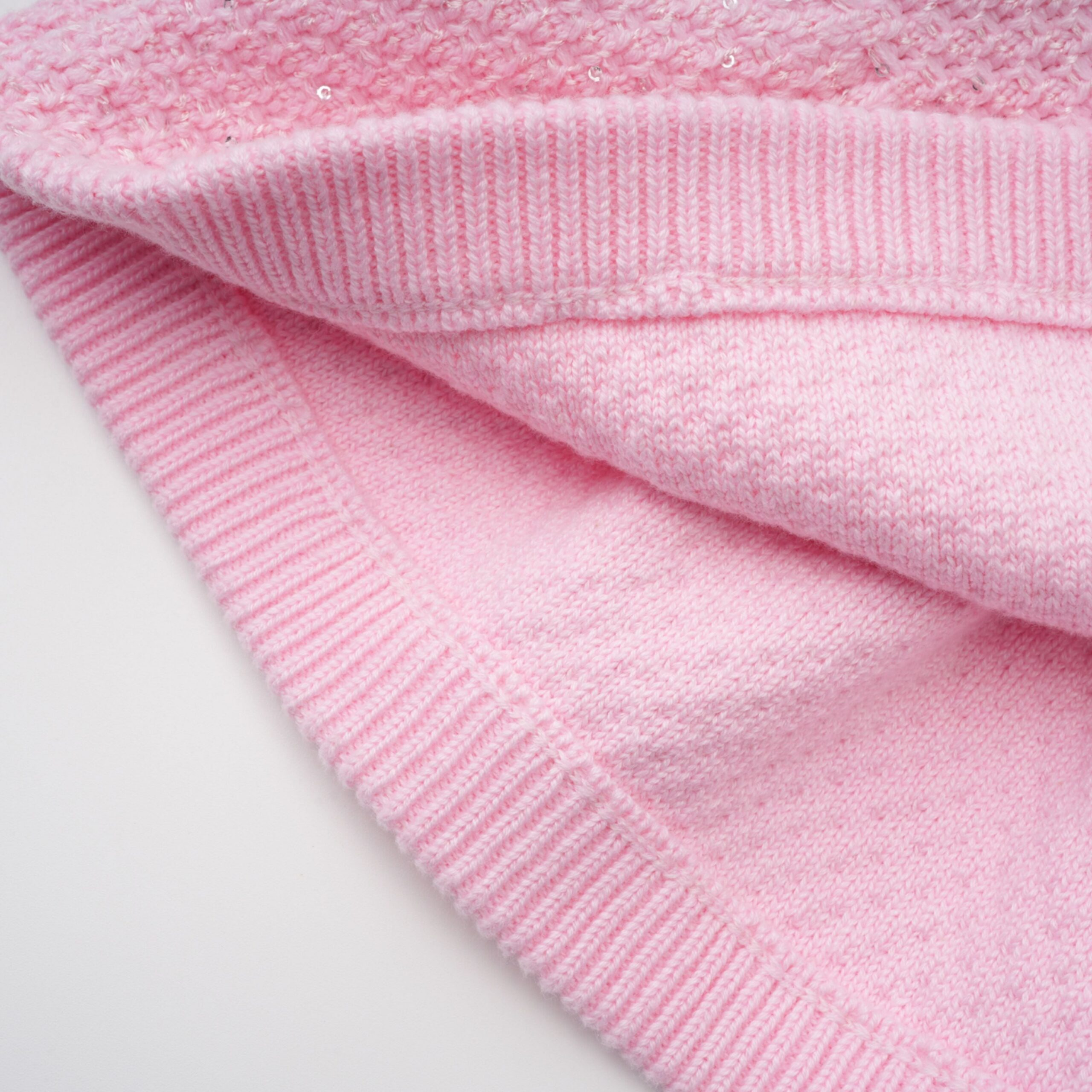 SHIRLEY SEQUINED KNIT SET, PINK COCKTAIL PARTY
