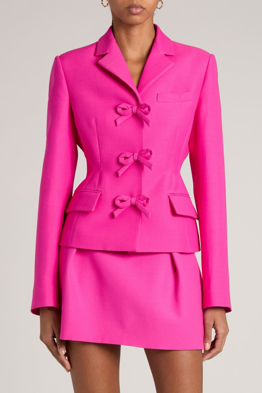 AURELIA BOW BLAZER FOR WEDDING GUEST