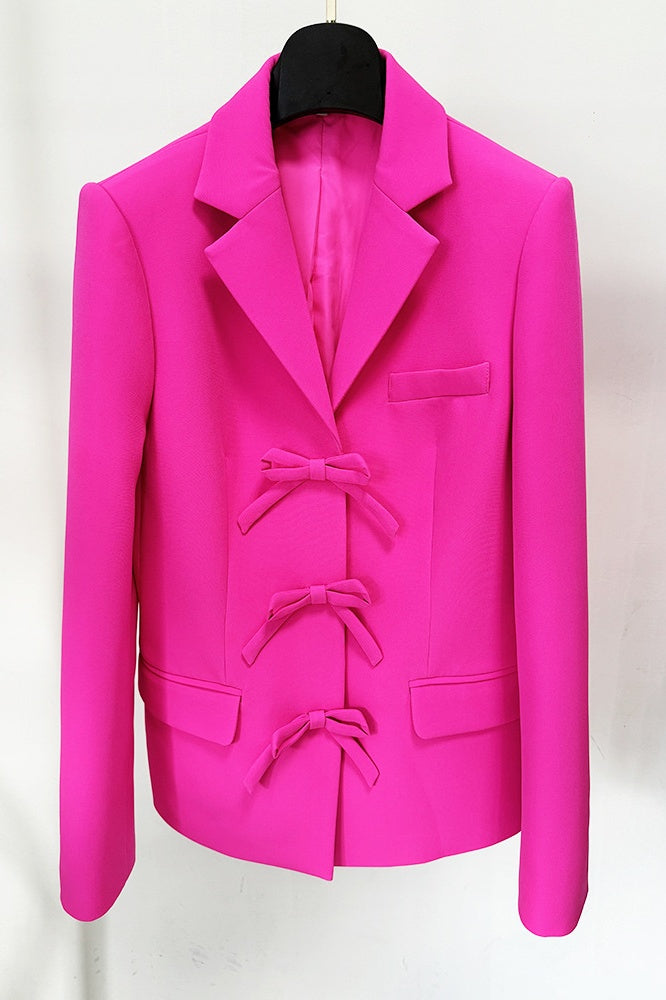 AURELIA BOW BLAZER FOR WEDDING GUEST