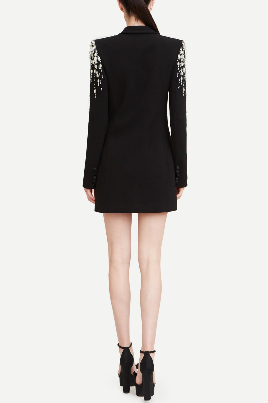 AURORA CRYSTAL BLAZER DRESS FOR EVENING