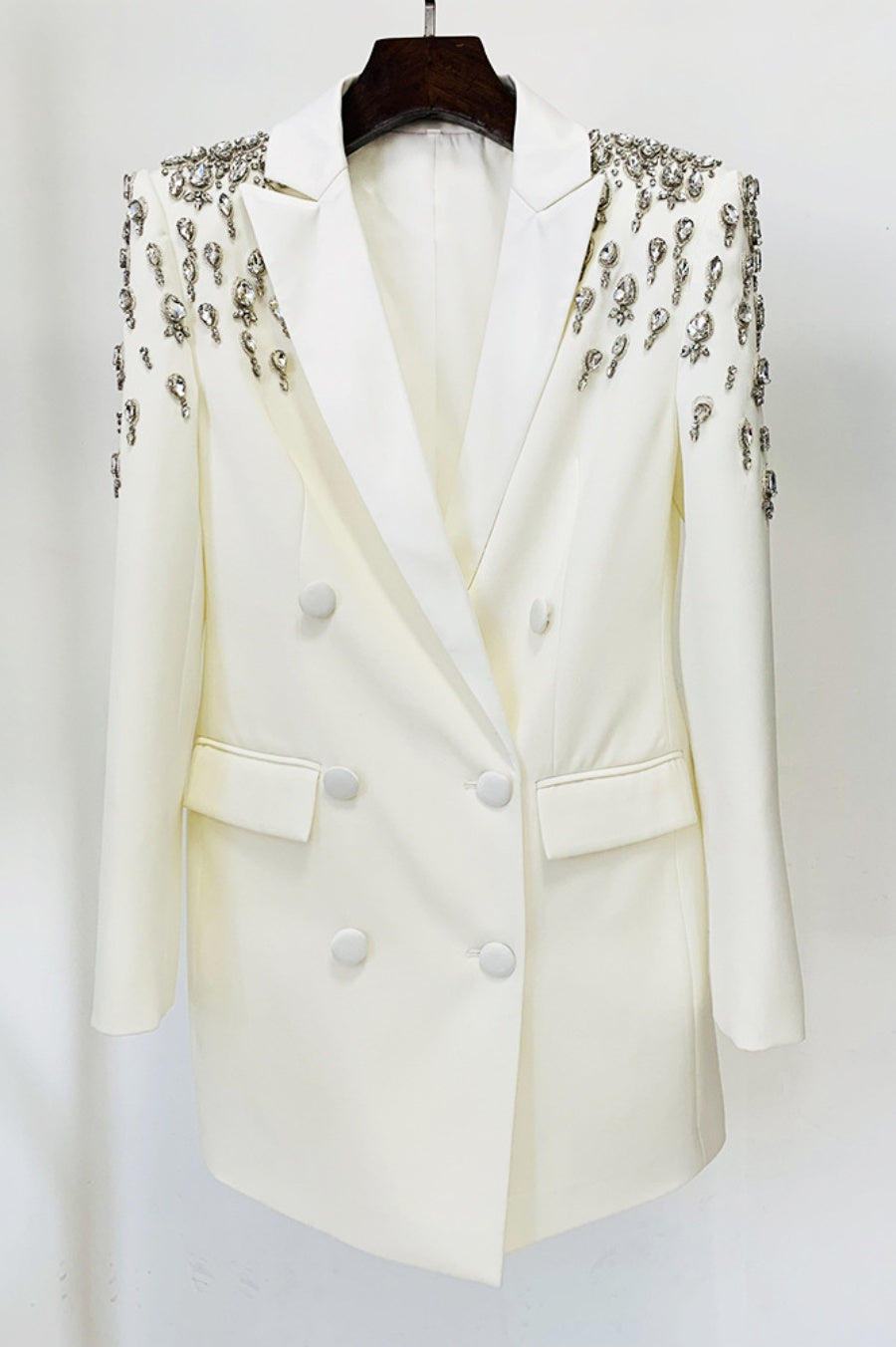 AURORA CRYSTAL BLAZER DRESS FOR EVENING