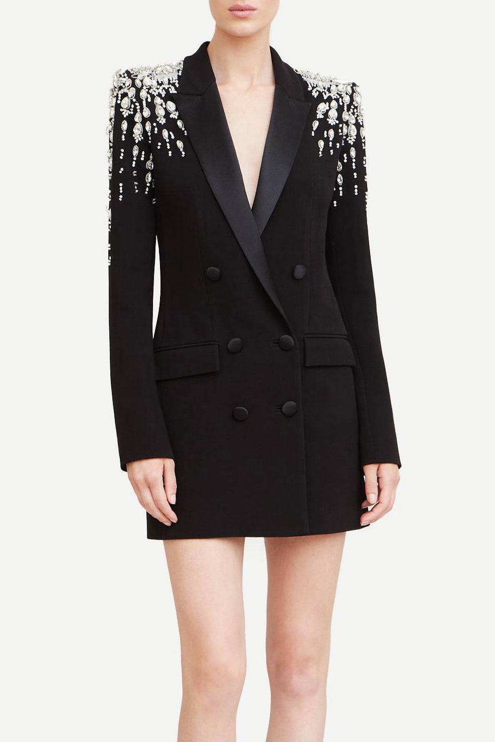 AURORA CRYSTAL BLAZER DRESS FOR EVENING