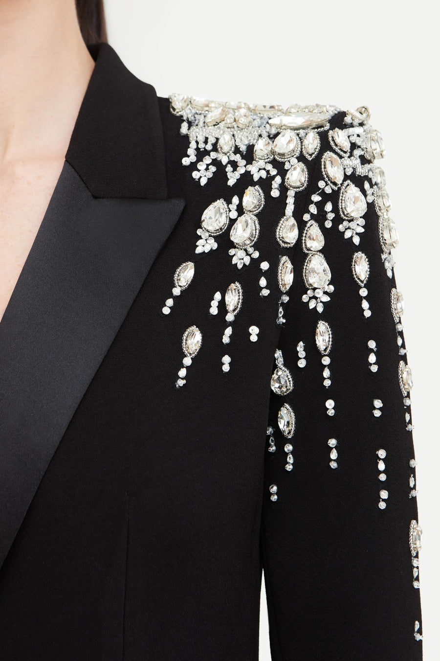 AURORA CRYSTAL BLAZER DRESS FOR EVENING