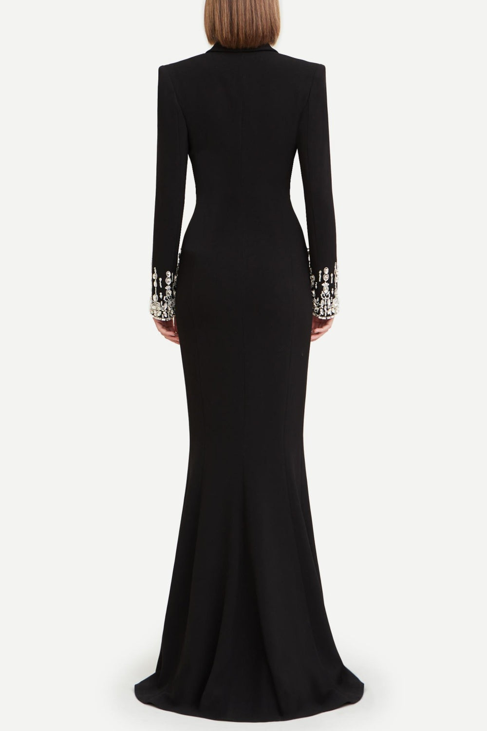 AURORA CRYSTAL BLAZER MAXI DRESS FOR EVENING
