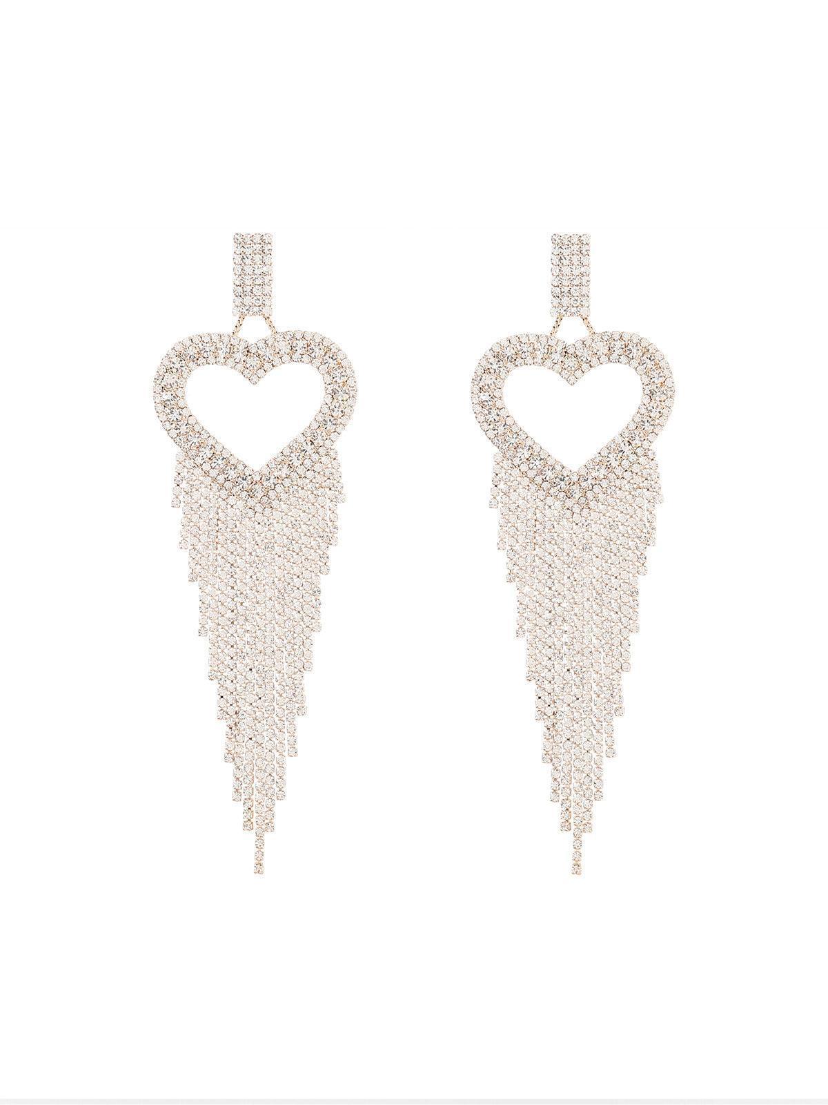 AuroraHeartTasselEarrings_1 RORY HEART TASSEL EARRINGS | GOLD PARTY JEWELRY