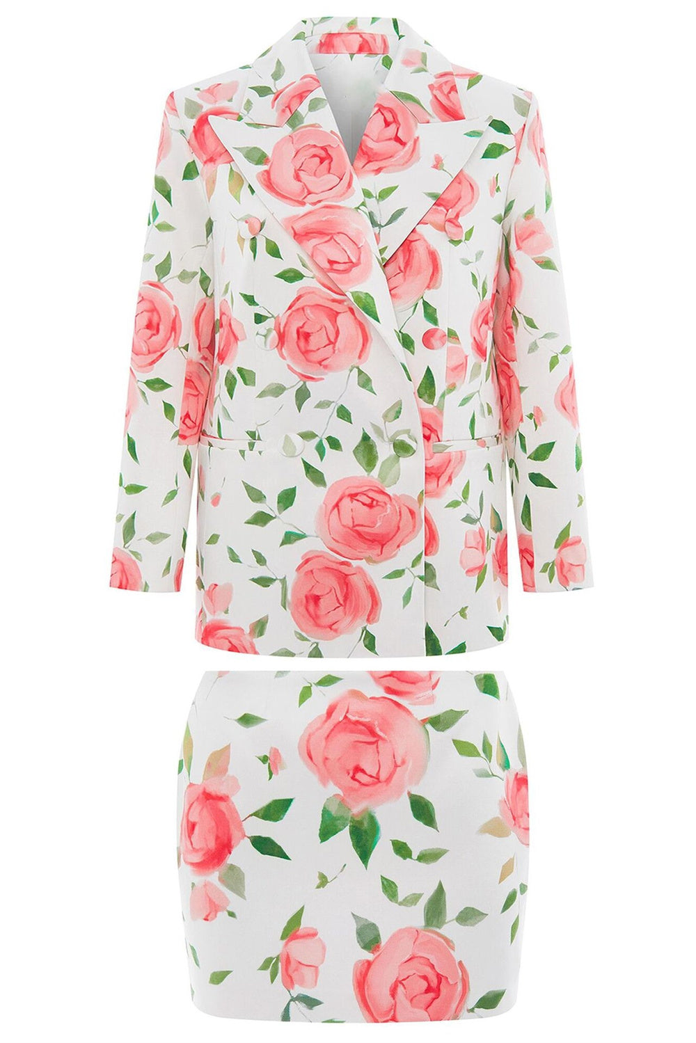 AZARIA FLORAL PRINT BLAZER SET FOR WEDDING