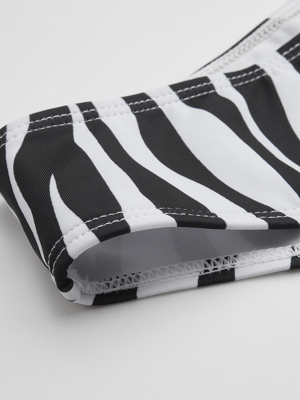 ZEBRA PRINT TRIANGLE BIKINI SET BEACH VACATION