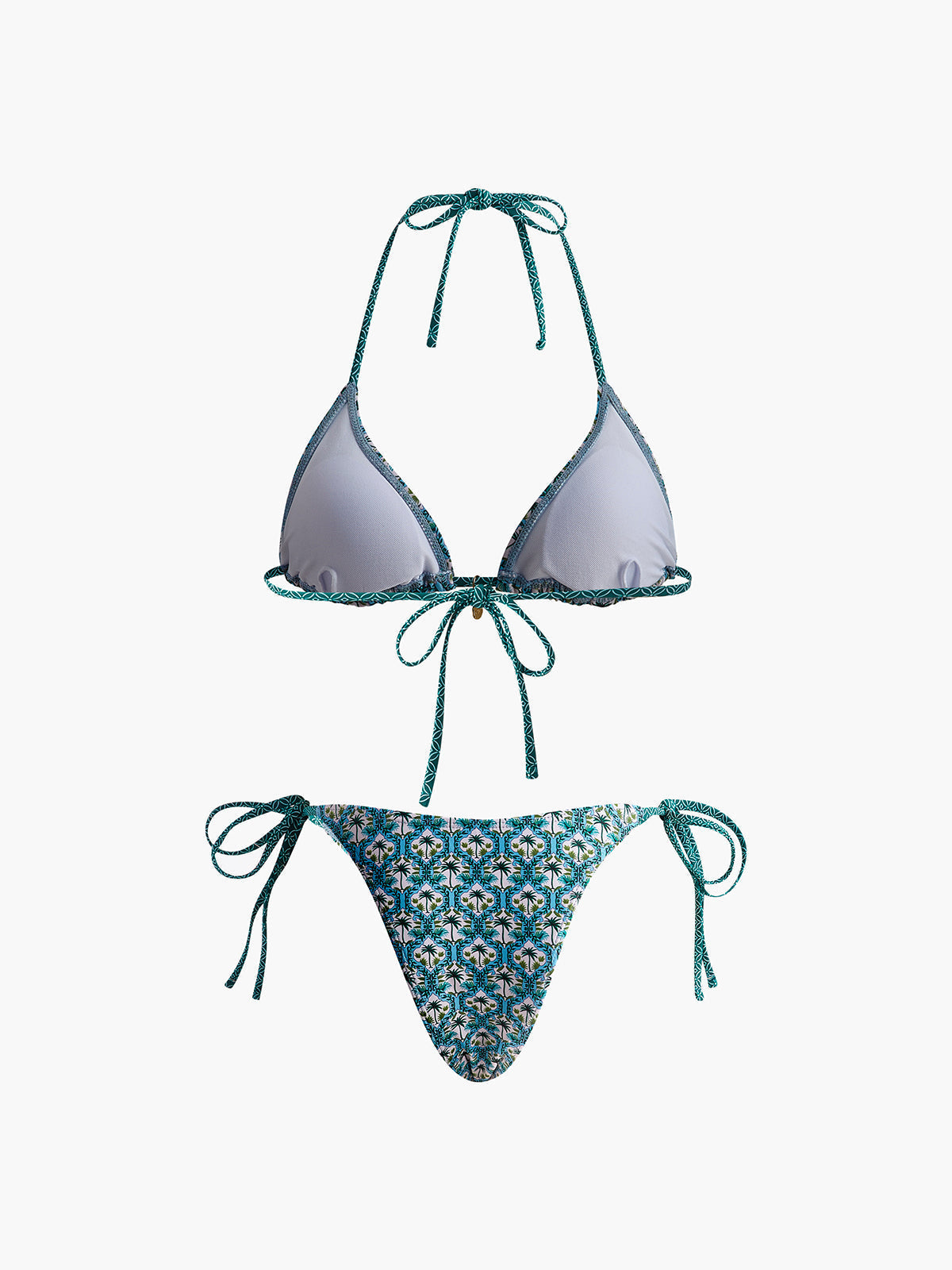 SEXY PRINTED LACE BIKINI SET FOR PARTY