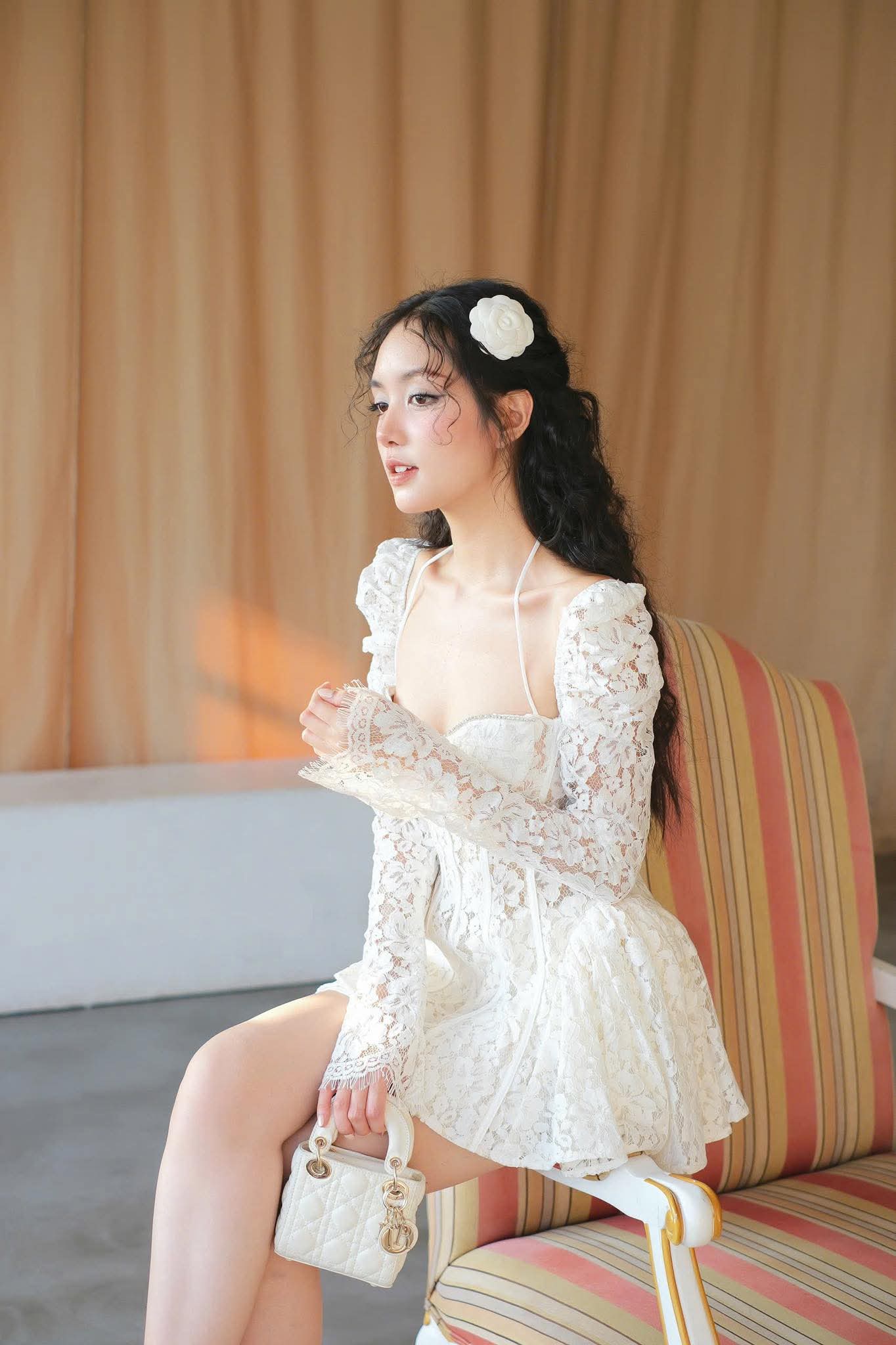 VALERIE LACE CORSET MINI DRESS FOR PARTY