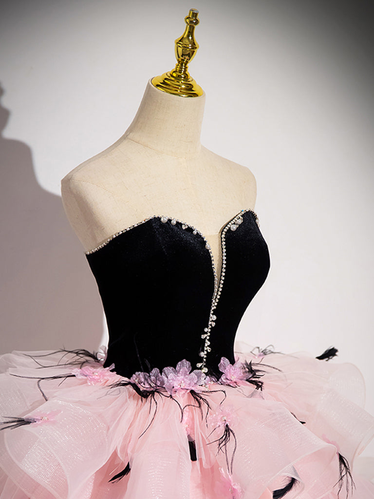 PINK TULLE SWEETHEART PARTY DRESS