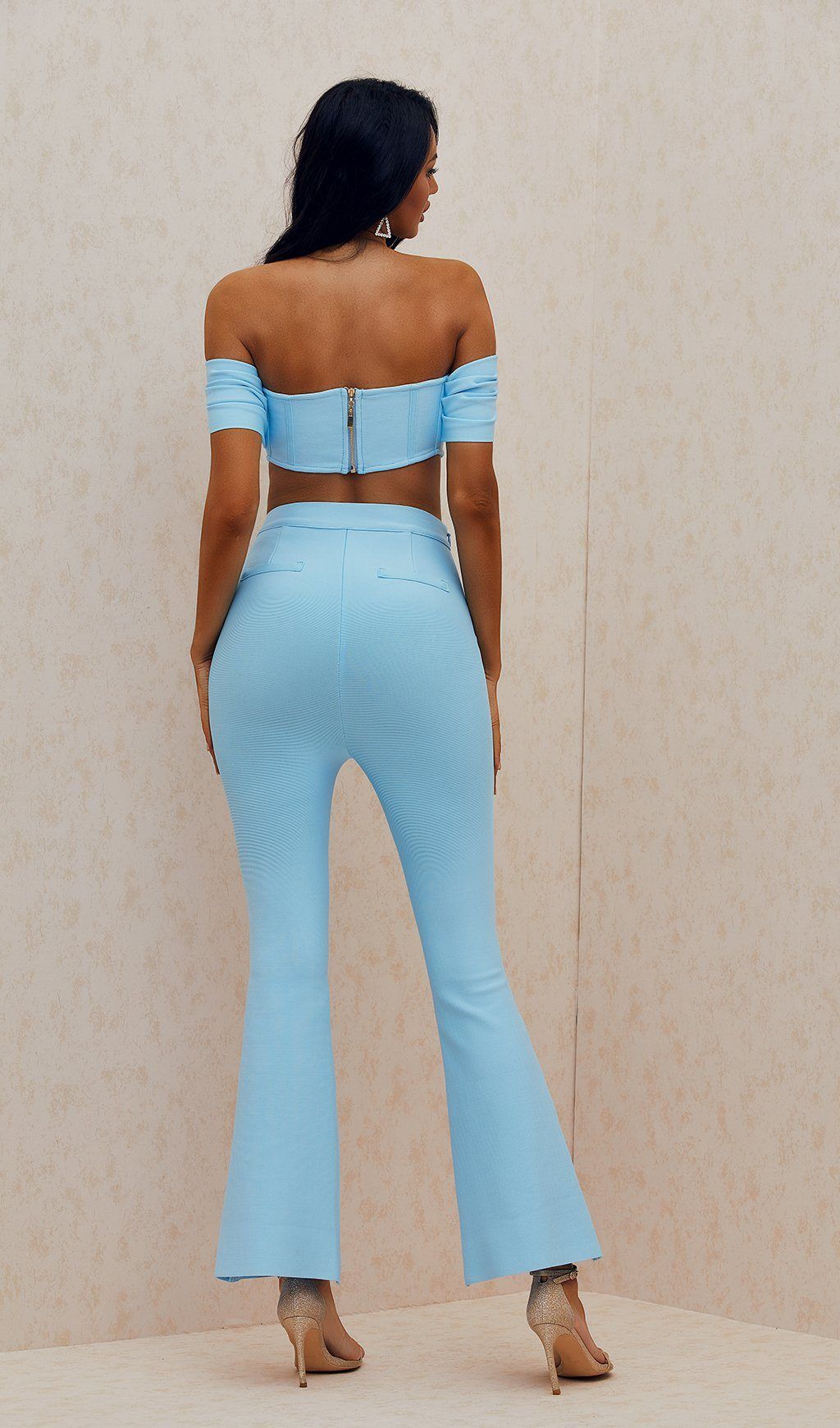 BLUE-TEMPERAMENT-BANDAGE-SUIT-4 BLUE BANDAGE BODYCON SUIT FOR PARTY