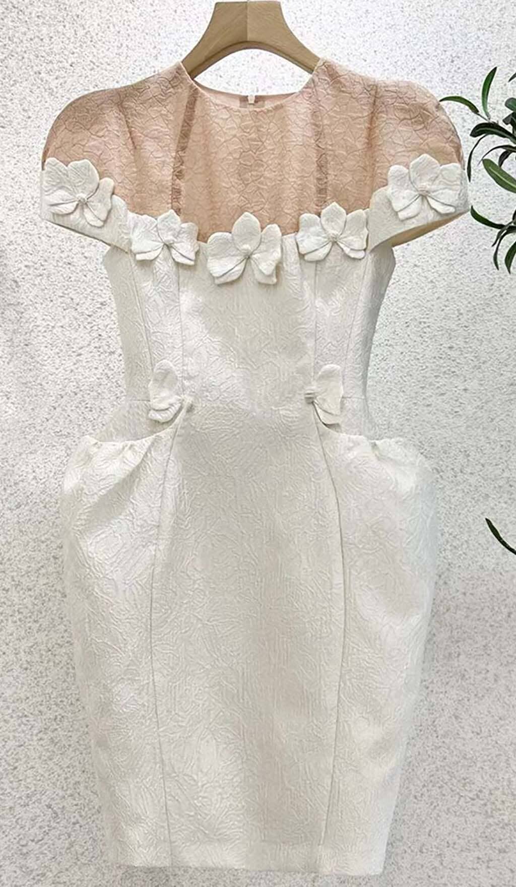 BOW DETAIL POCKET MIDI DRESS FOR WEDDING GUEST