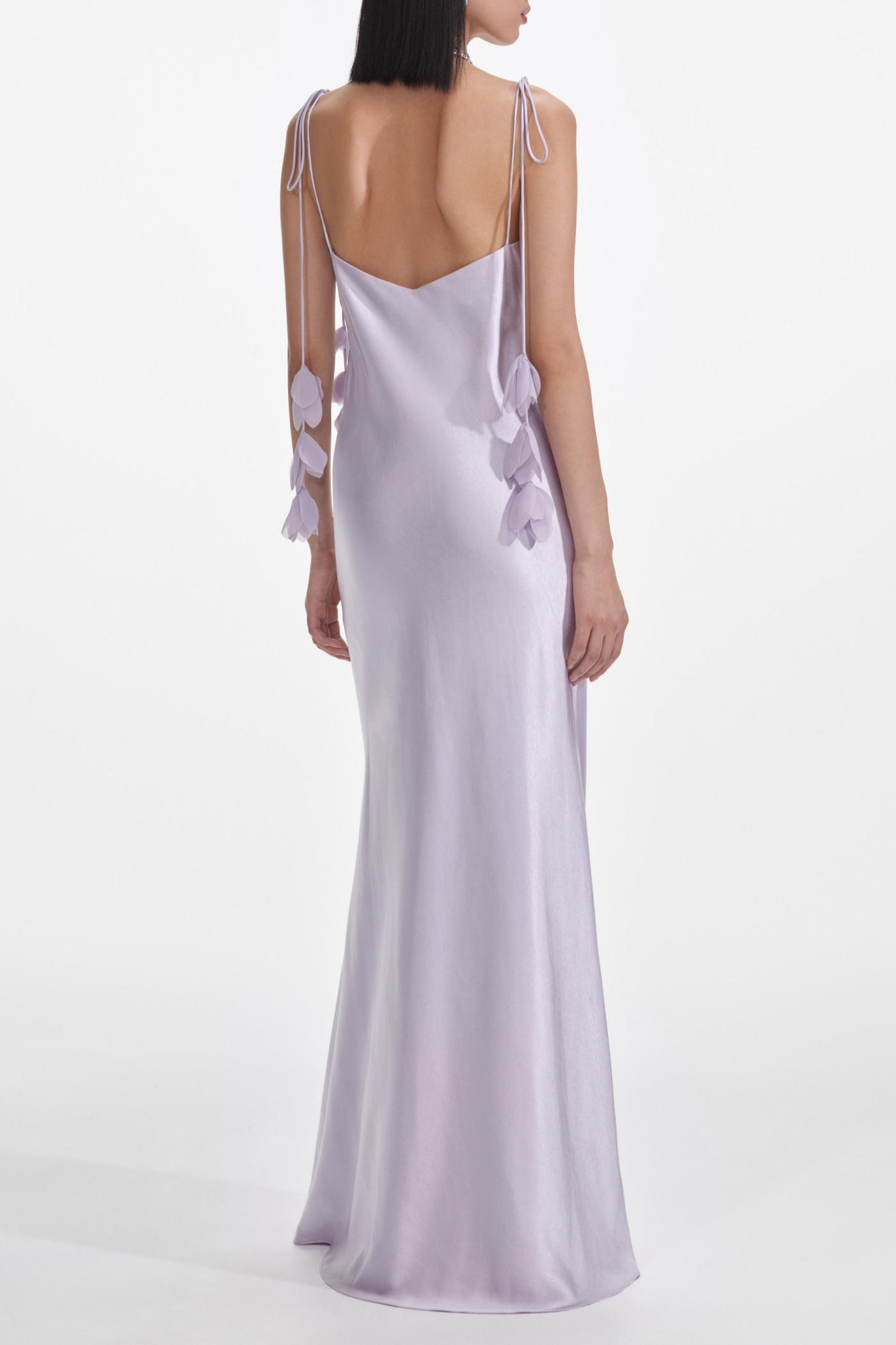 BAHARI FLORAL SATIN MAXI DRESS FOR WEDDING GUEST