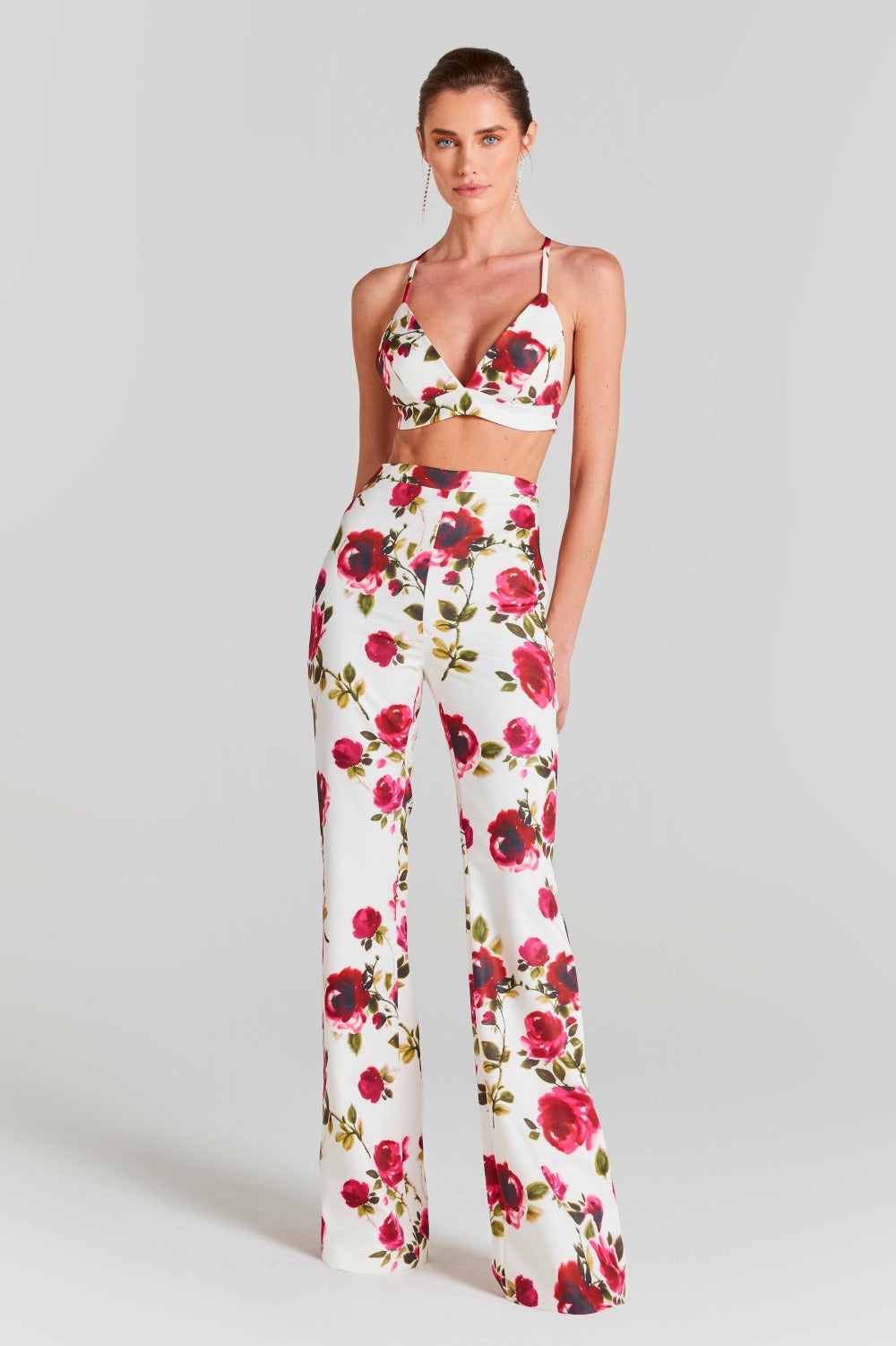 BAILEY FLORAL BLAZER SET FOR WEDDING GUEST