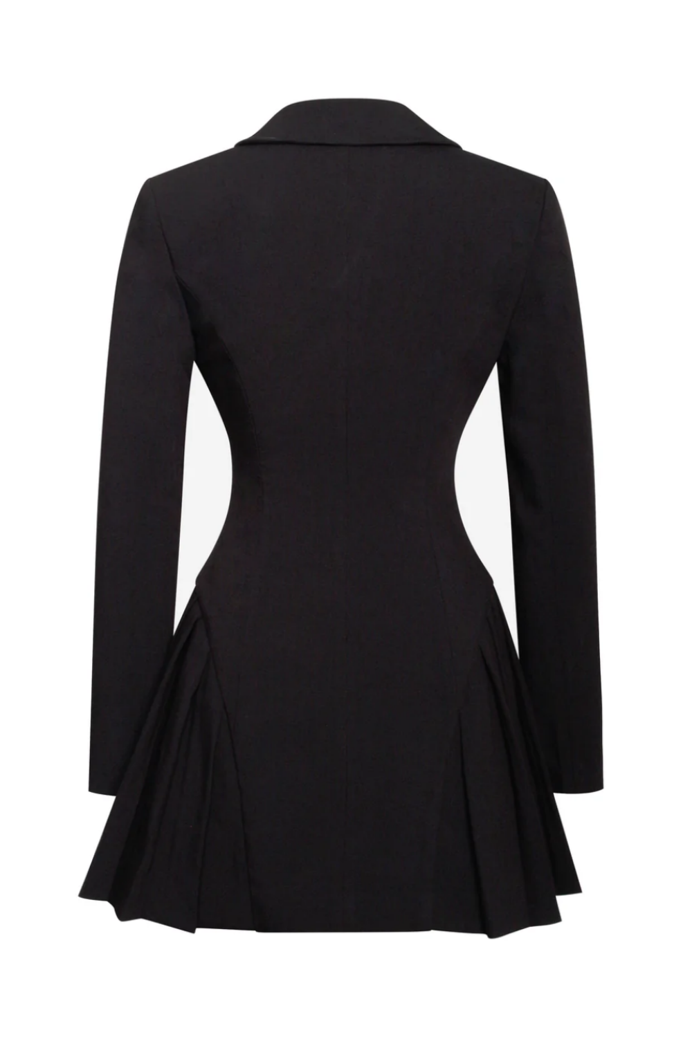 BeulahPleateBlazerMiniDress-Black2 BEULAH PLEATED BLAZER MINI DRESS BLACK