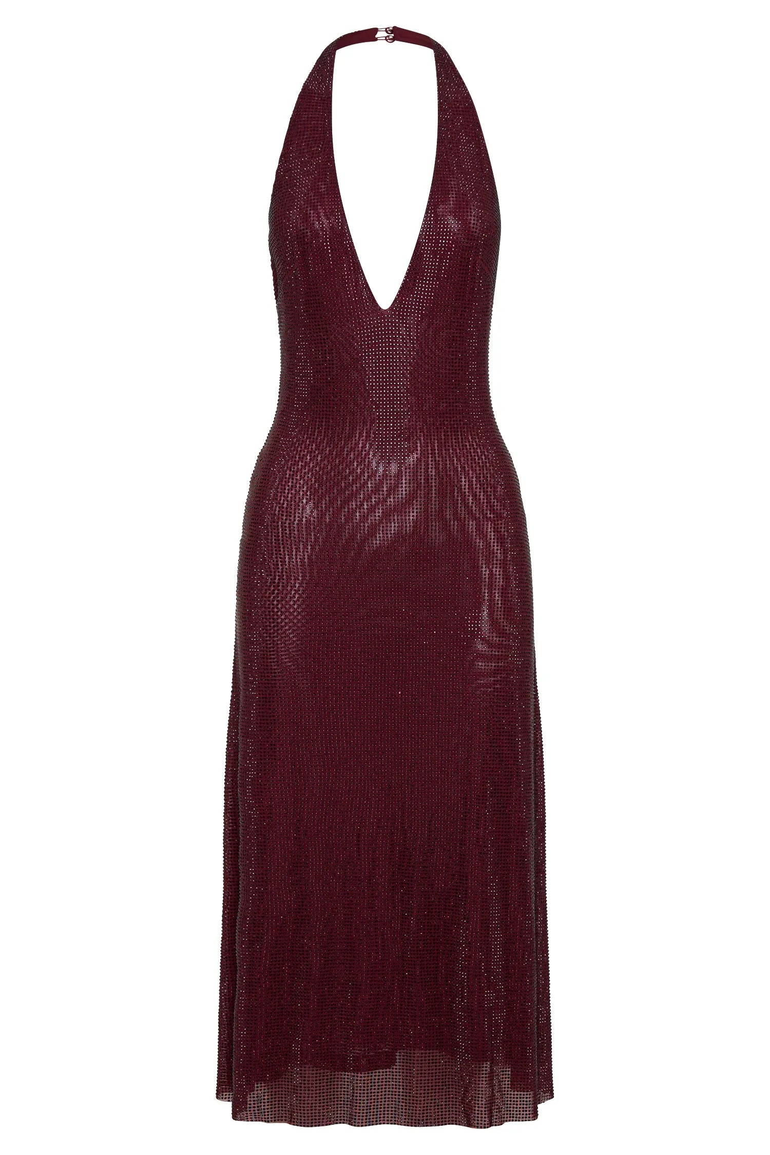 SEQUIN HALTER MIDI DRESS, EVENING PARTY