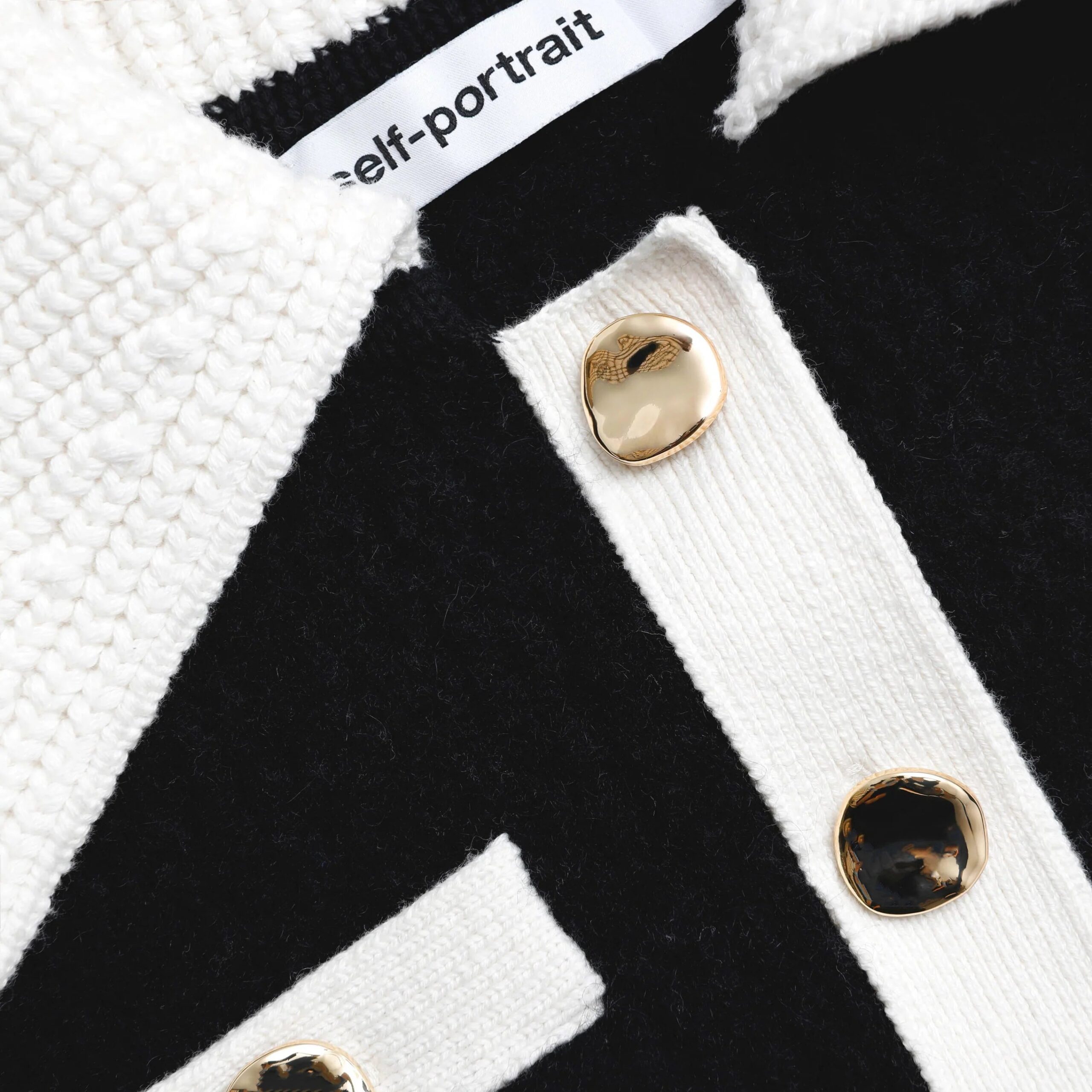 BlackContrastCashmereBlendCardigan_5 BLACK CONTRAST CASHMERE CARDIGAN, ELEGANT LAYER