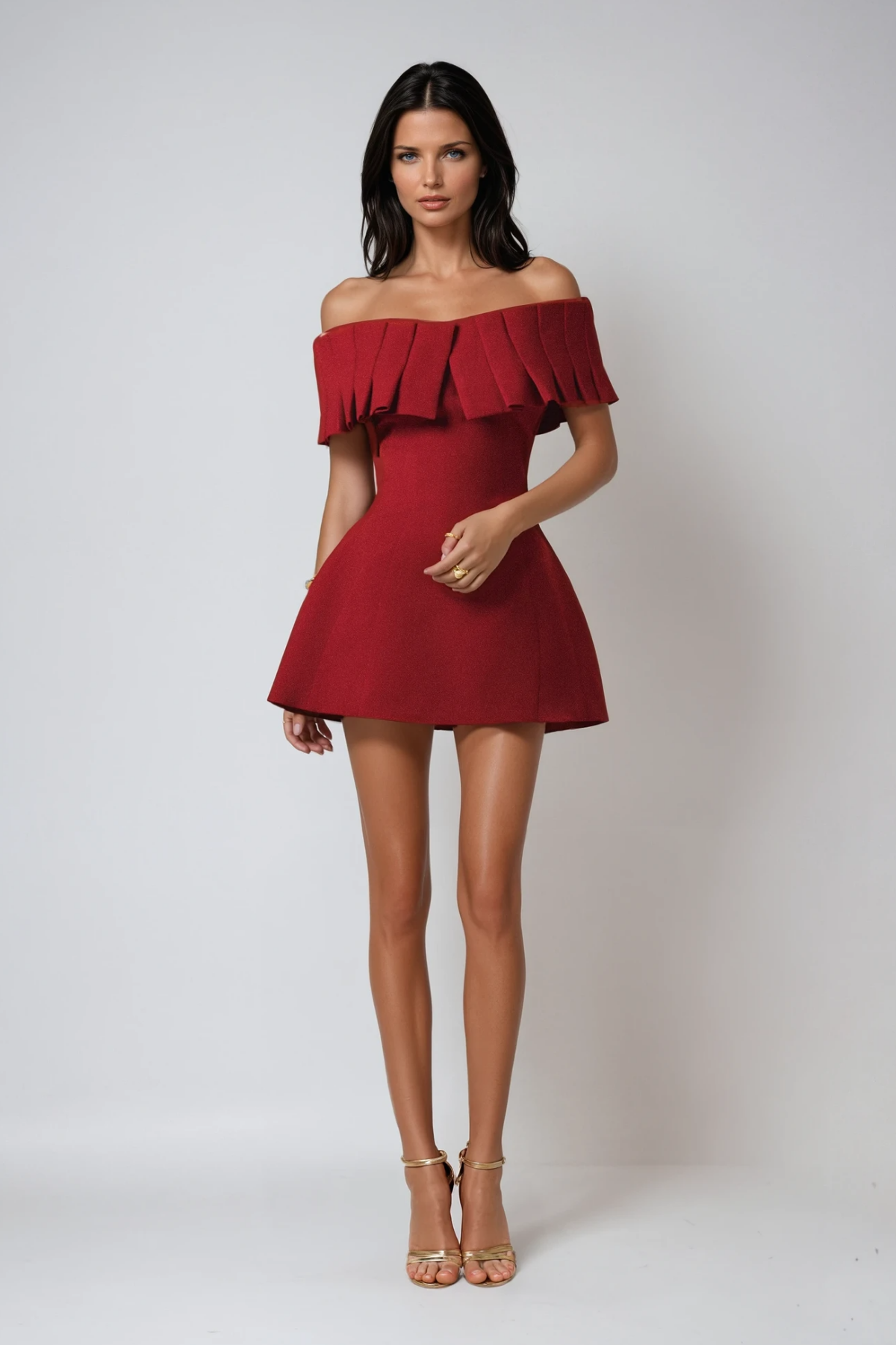 BRAAM STRAPLESS RUCHED MINI DRESS, COCKTAIL