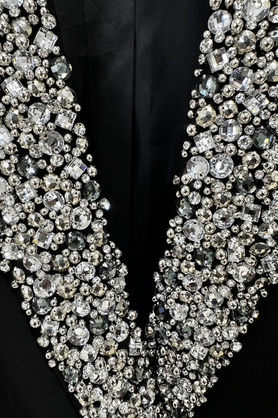 DIAMANTE EMBELLISHED BLAZER DRESS FOR EVENING