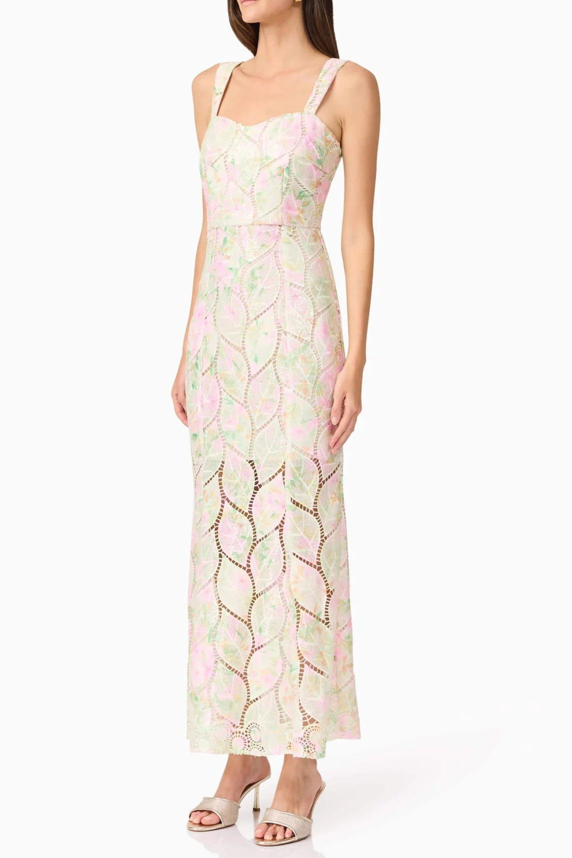 KAREN FLORAL MAXI DRESS, MULTICOLOR BOHEMIAN WEDDING GUEST