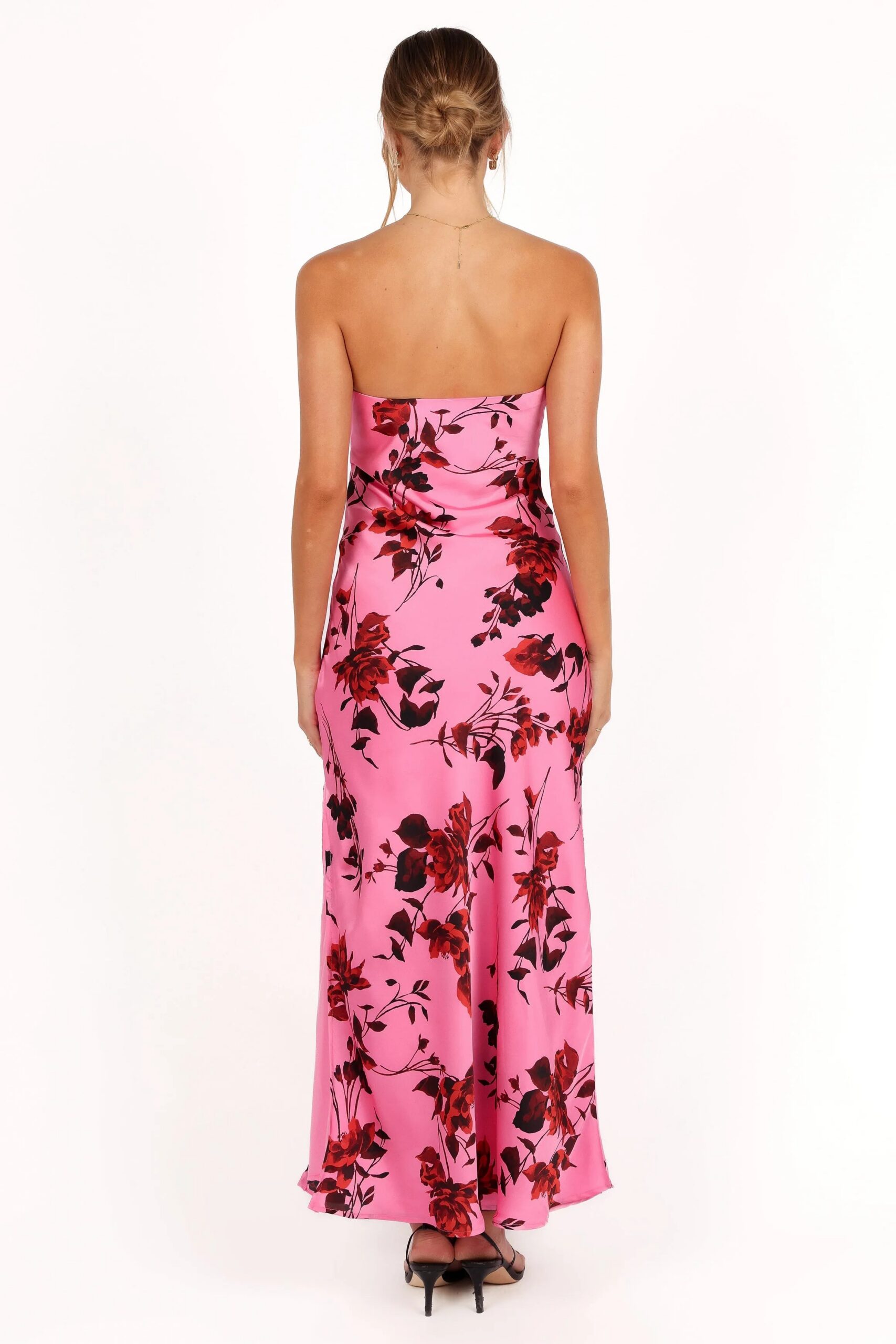 BRYDEN STRAPLESS MAXI ROSE PINK FORMAL GOWN
