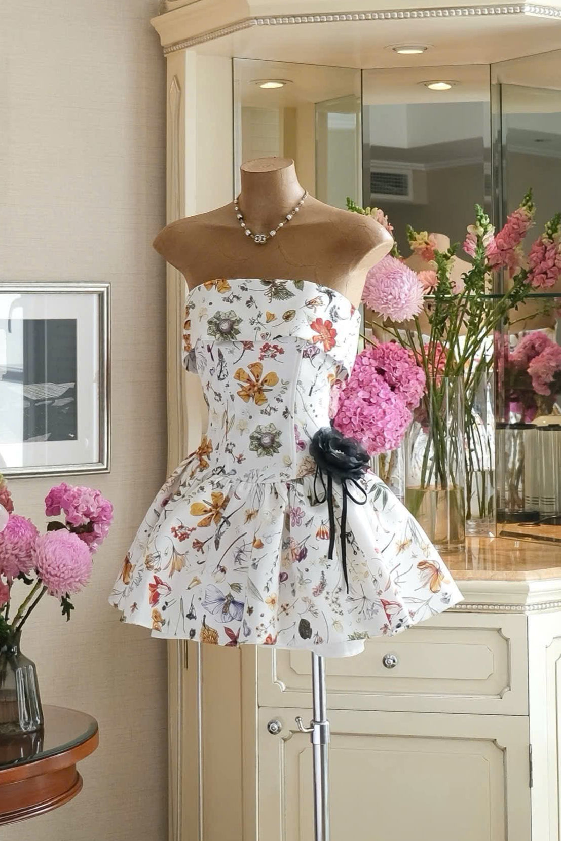 LUMI STRAPLESS MINI DRESS FOR COCKTAIL PARTY