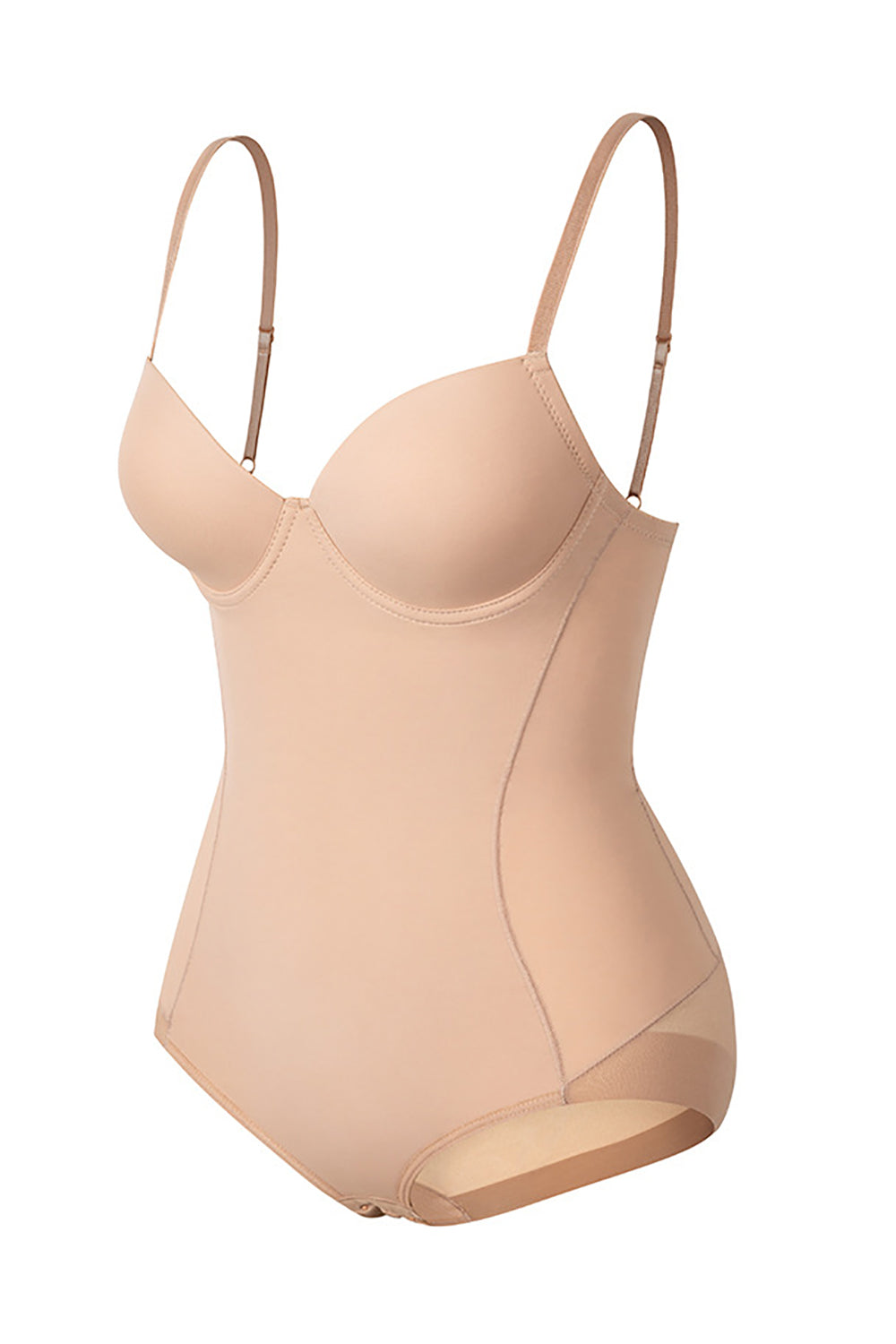APRICOT SHAPEWEAR BODYSUIT FOR SLIMMING & PARTY