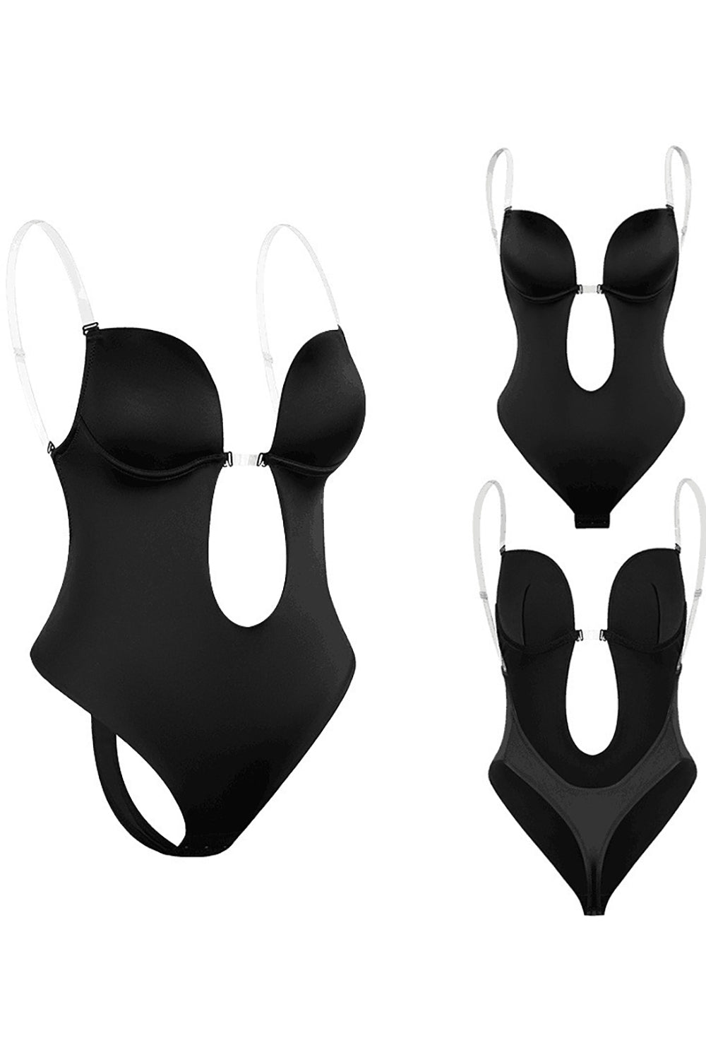 PLUNGE LOW BACK BODYSUIT FOR NIGHT OUT