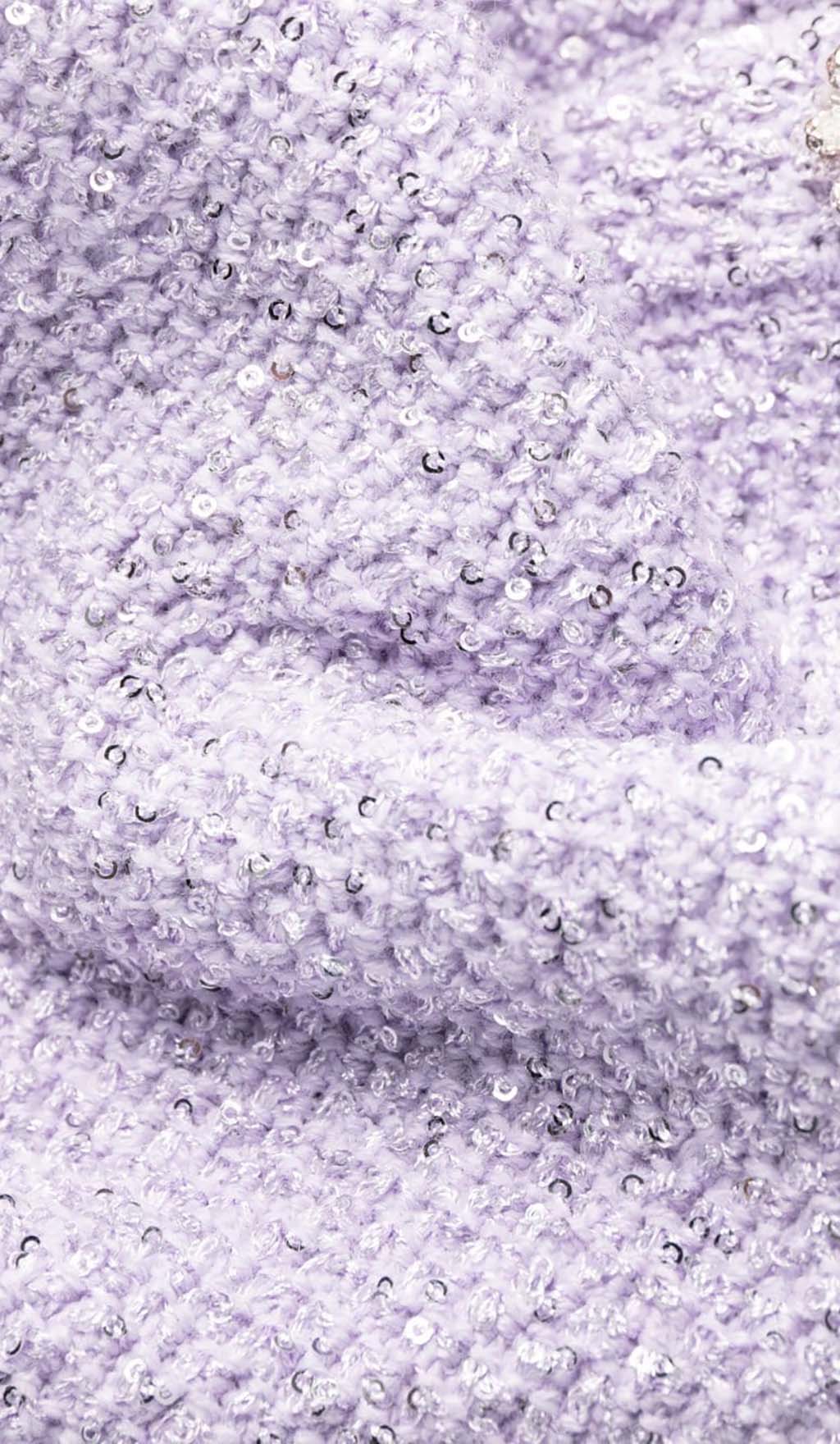 CRYSTAL LILAC MINI DRESS, BUTTON FRONT PARTY STYLE