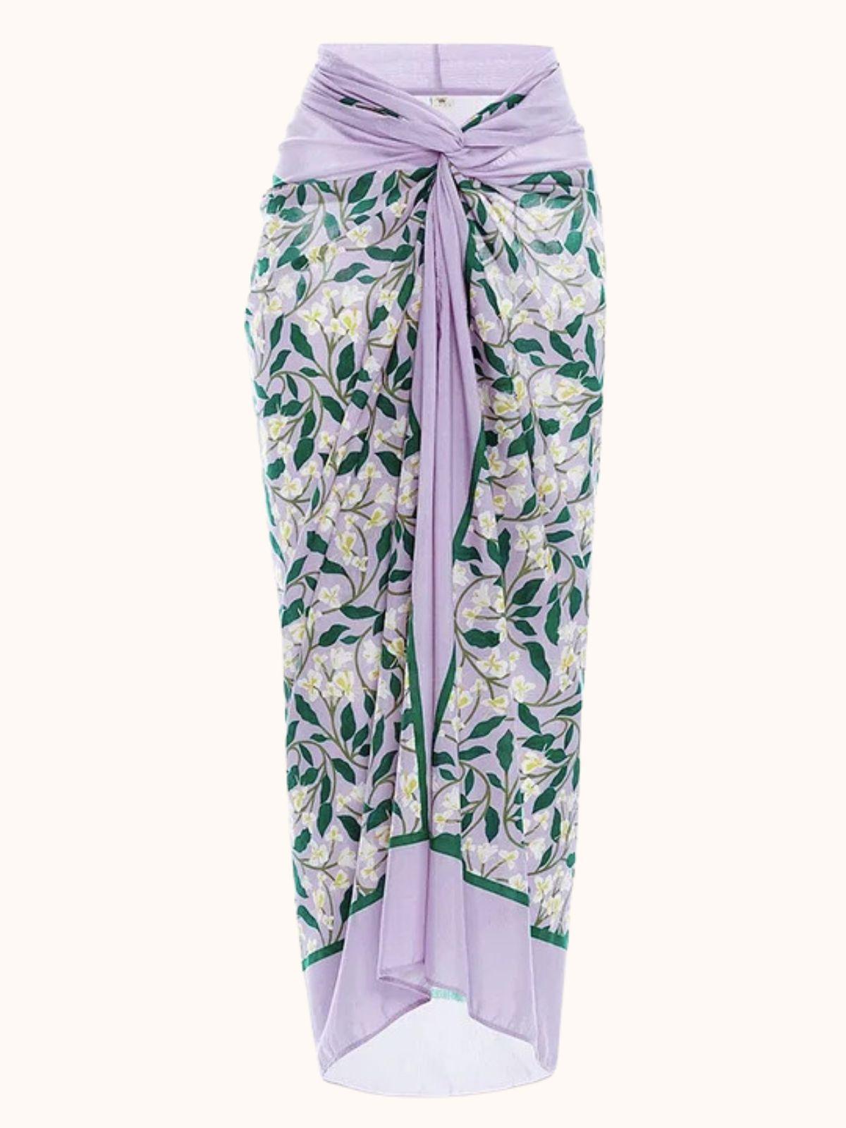 CALLY HALTERNECK BIKINI SET LILAC VACATION