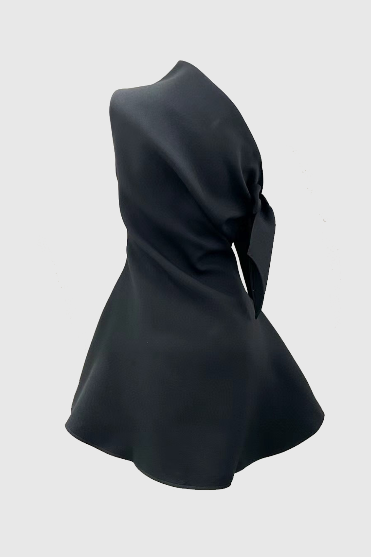 CALWA ONE-SHOULDER FLARE MINI DRESS