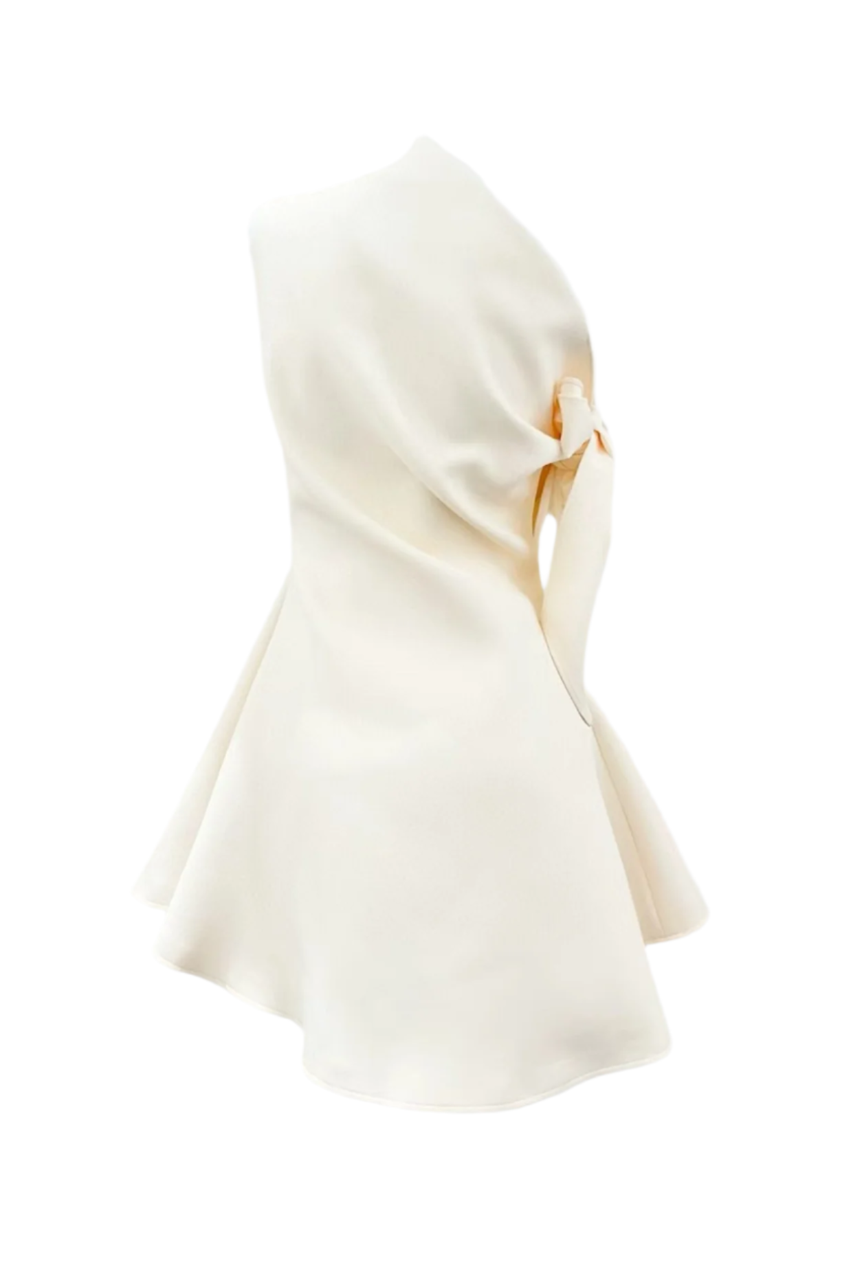 CALWA ONE-SHOULDER FLARE MINI DRESS
