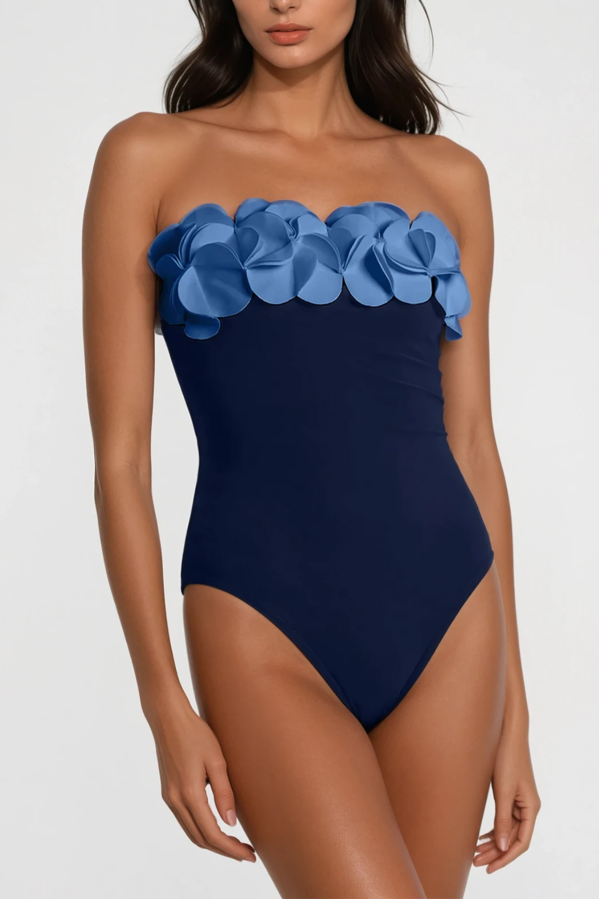 CamielFlowerBodyconSwimsuit_1 MARGUERITE FLORAL BODYCON ONE-PIECE SWIMSUIT