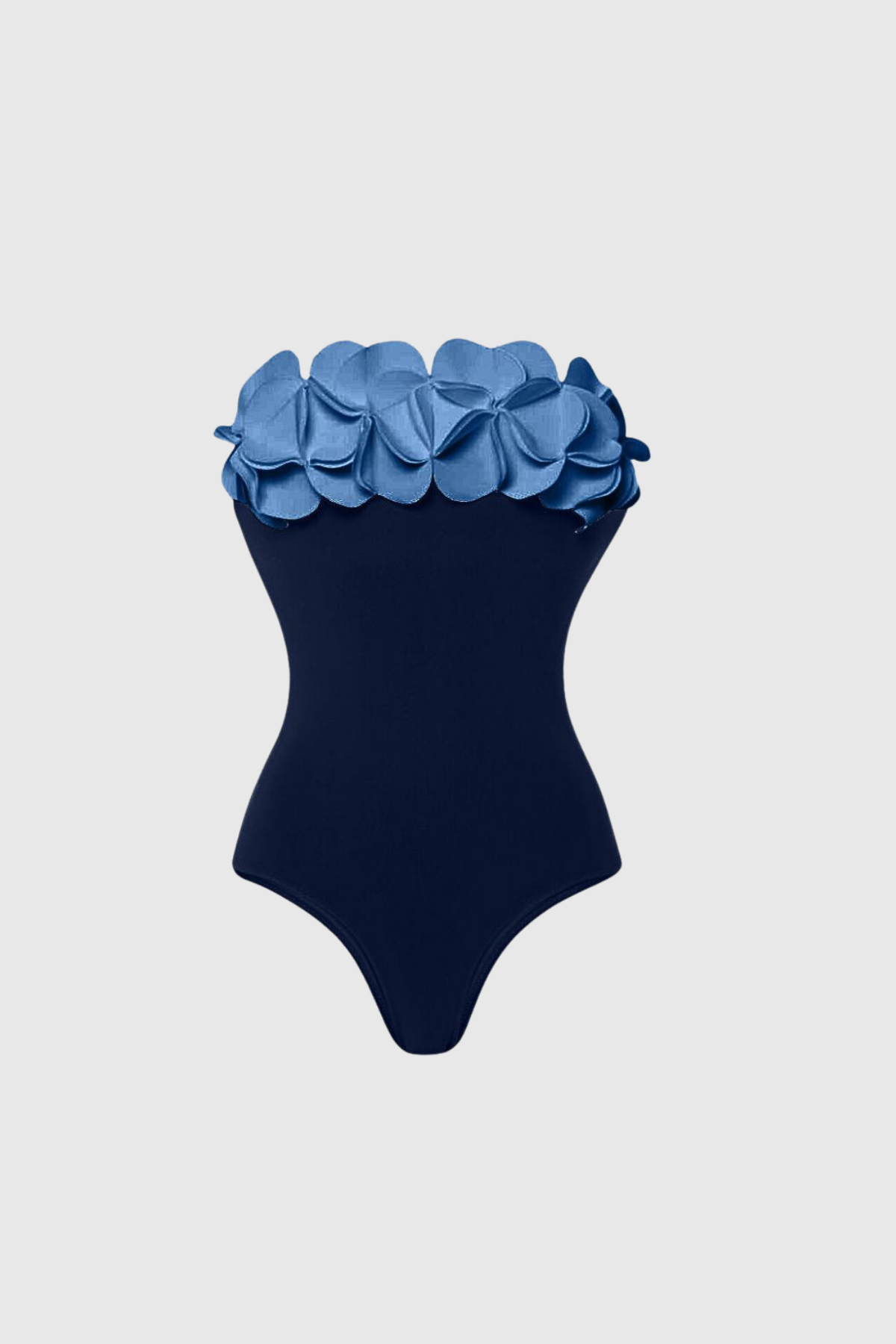 MARGUERITE FLORAL BODYCON ONE-PIECE SWIMSUIT