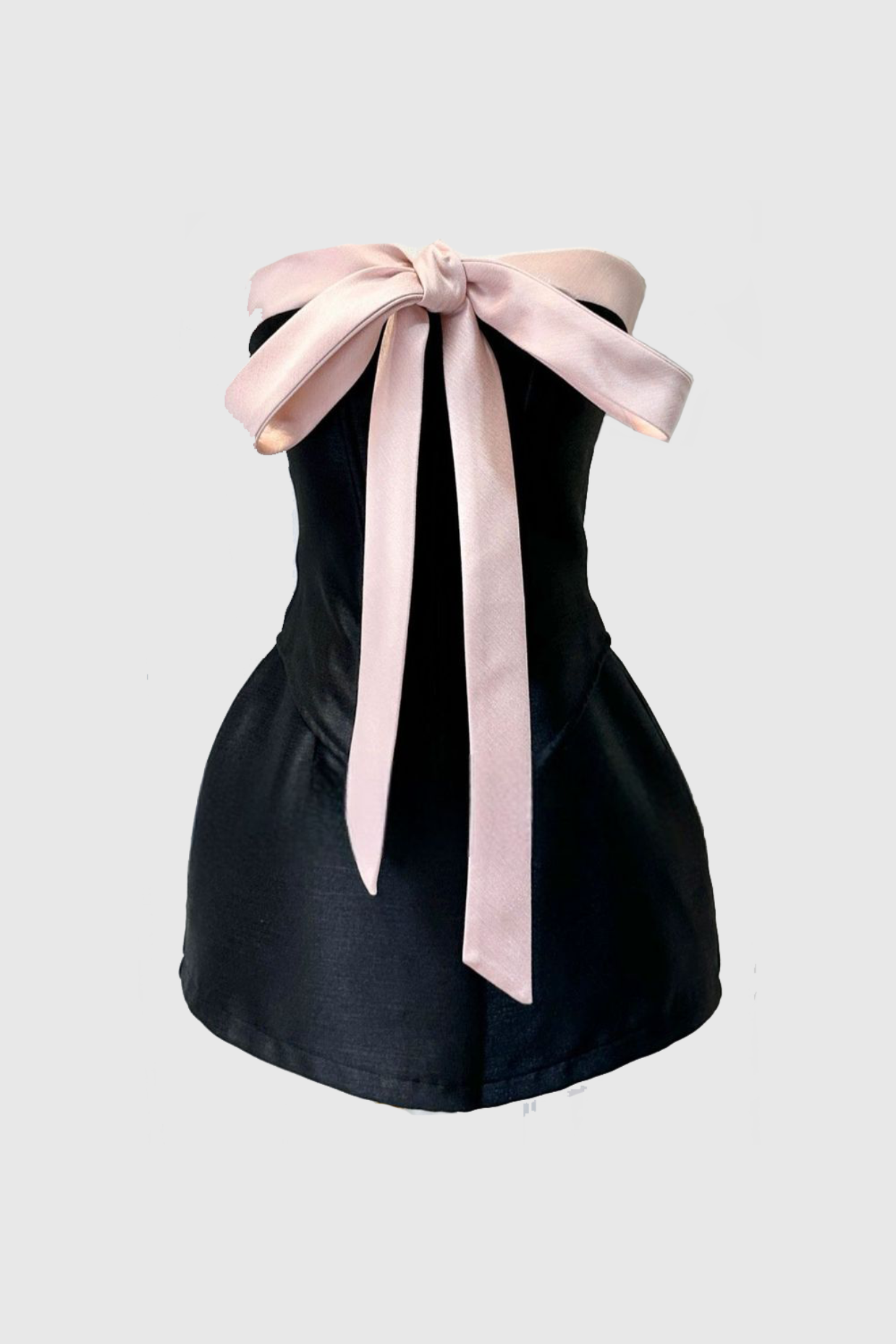 CARROLYN BOW STRAPLESS CORSET TWO-PIECE SET