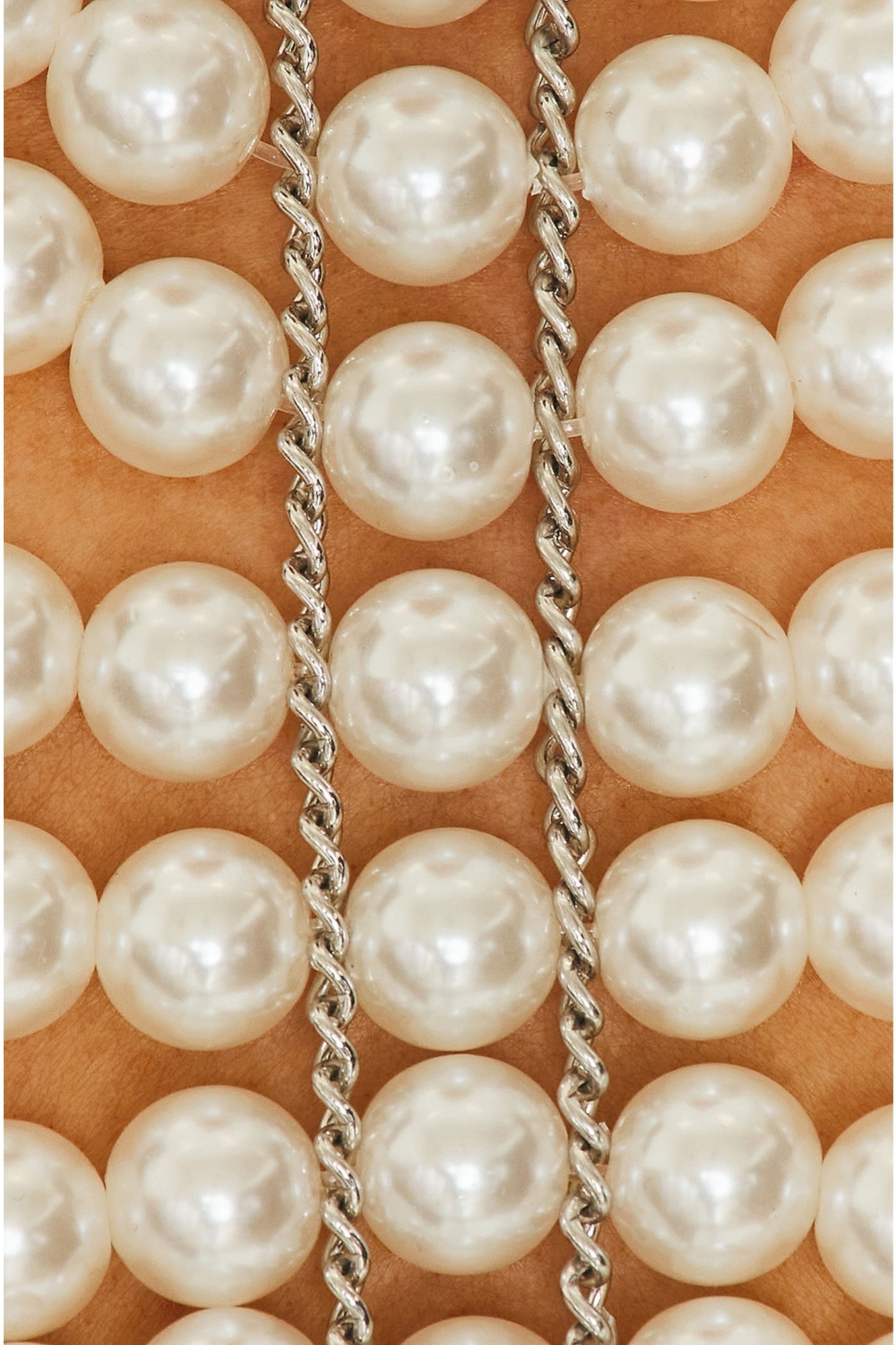 CATHIE PEARL HATER TOP - ELEGANT PEARL NECKLACE TOP FOR EVENTS