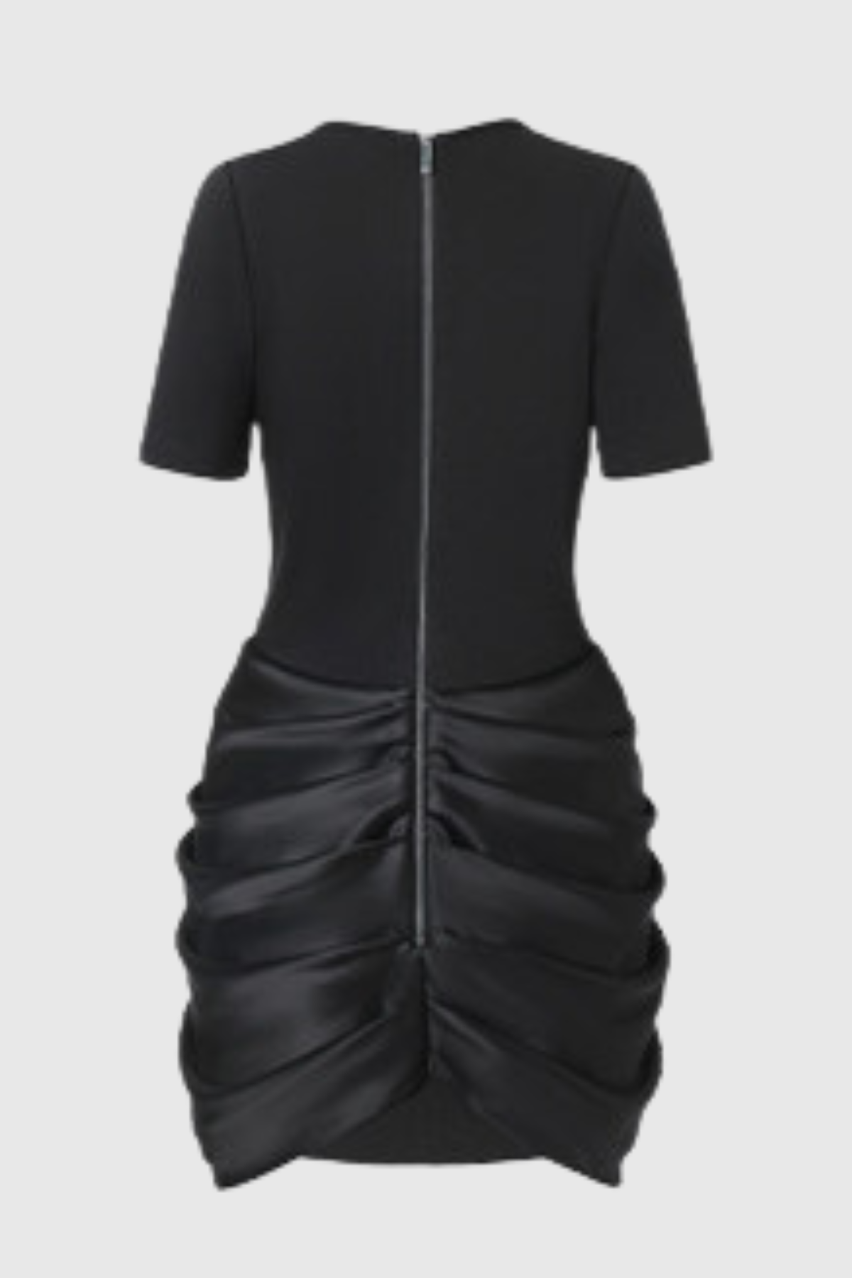 ChatriaMetalDrapedMiniDress-Black2 CHATRIA METAL MINI DRESS - BLACK