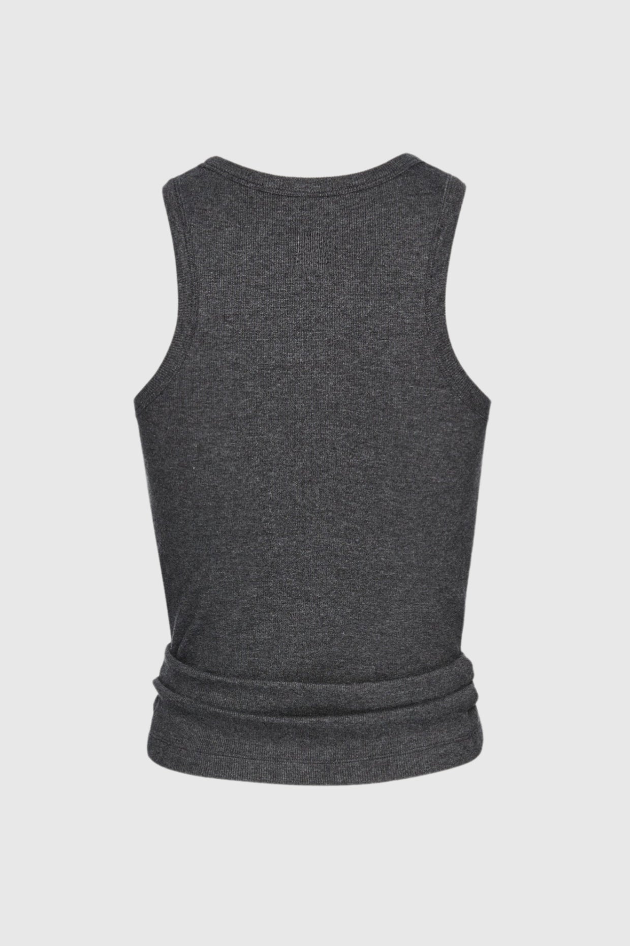 CLAUDAS KNOT TANK TOP GREY CASUAL SUMMER