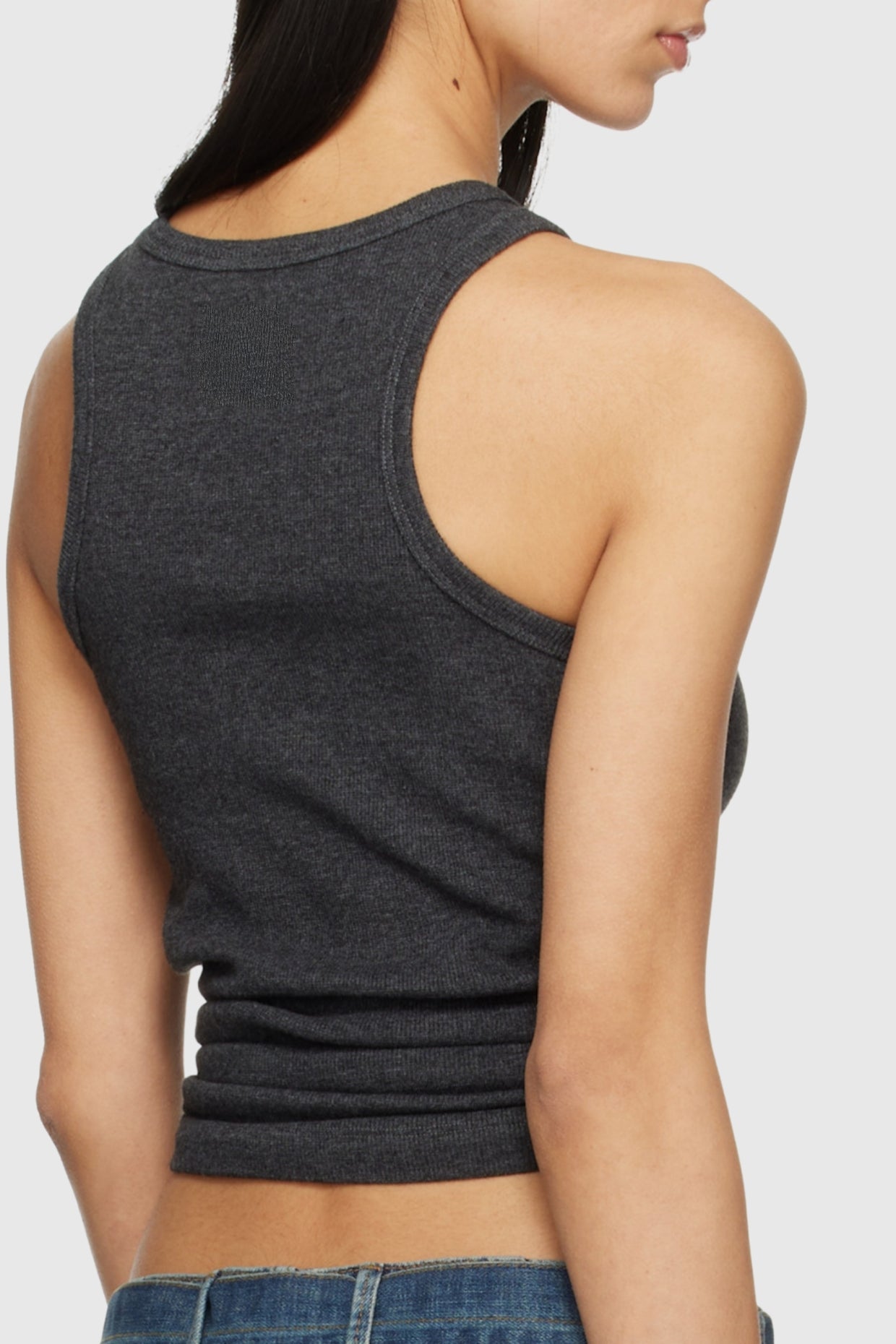 CLAUDAS KNOT TANK TOP GREY CASUAL SUMMER