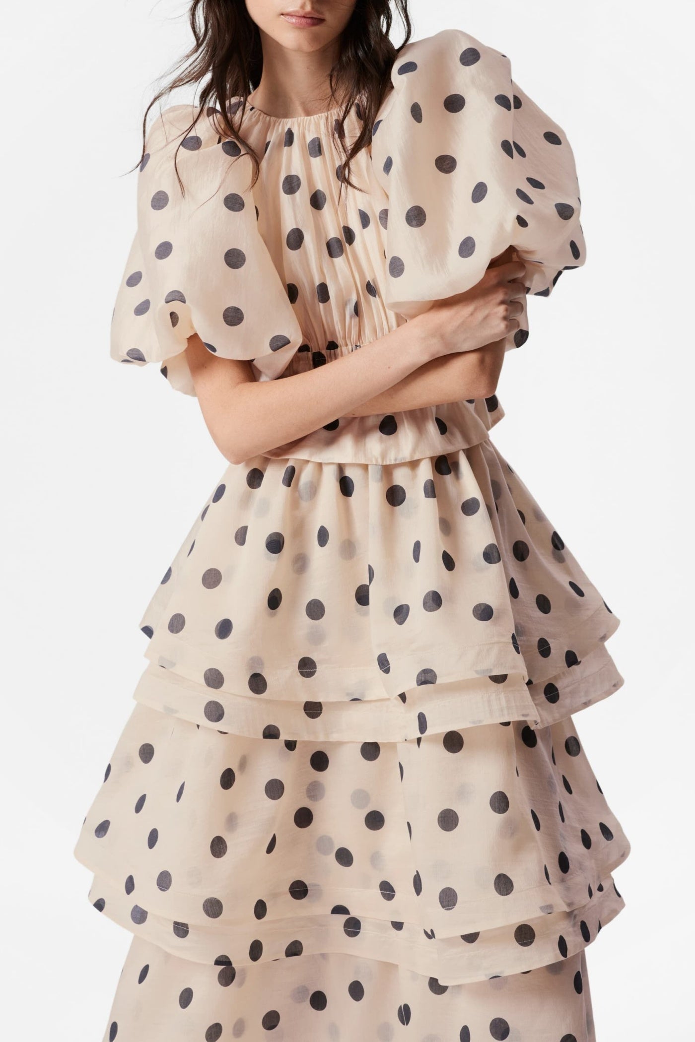 COLETTE POLKA DOT RUFFLE SET