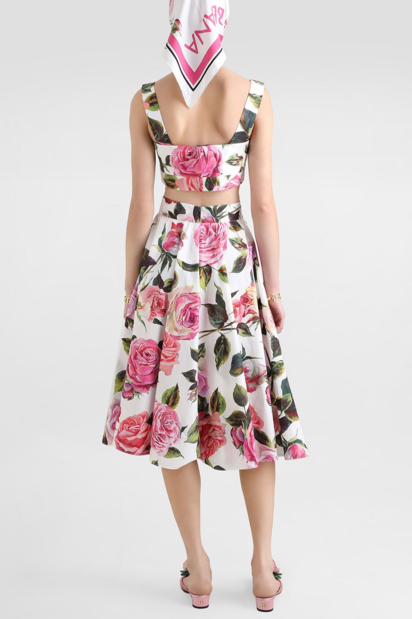 FLORAL TWO PIECE SET – VINTAGE PARTY OUTFIT