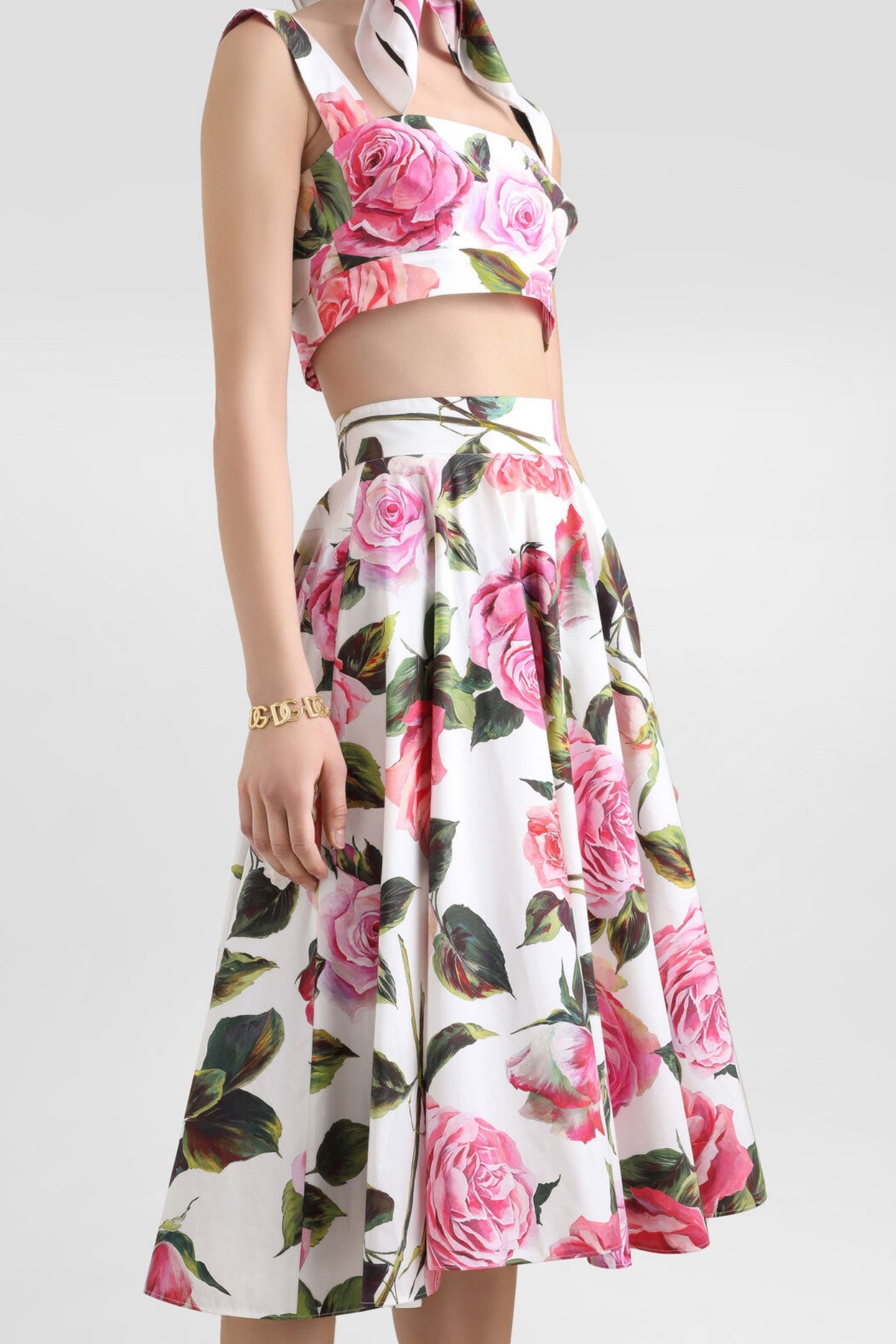 FLORAL TWO PIECE SET – VINTAGE PARTY OUTFIT