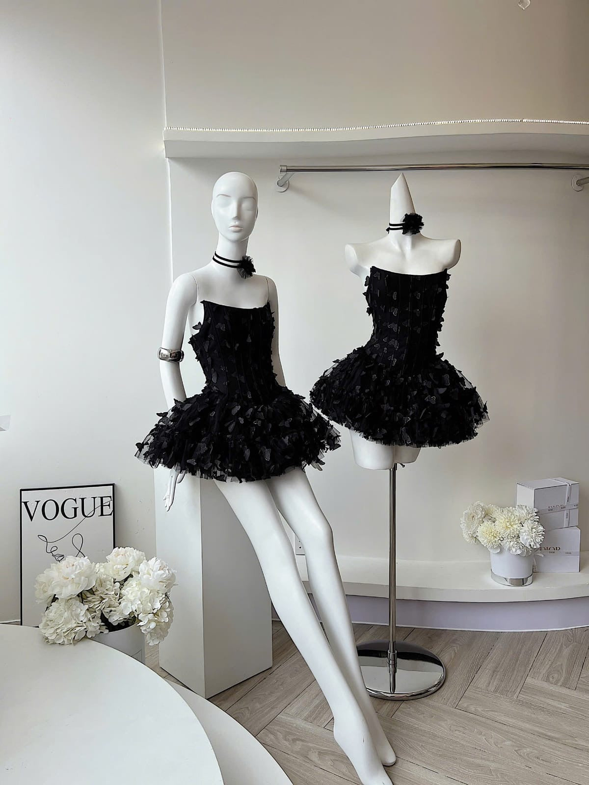 ADARA BUTTERFLY CORSET MINI DRESS FOR PARTY