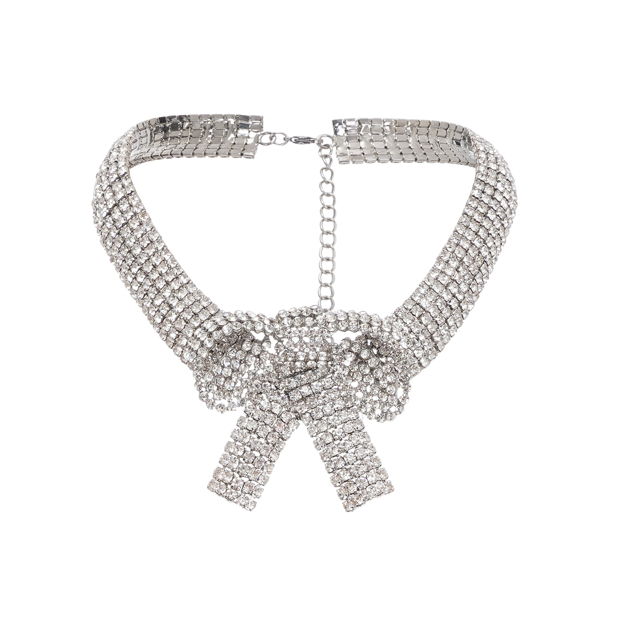 DSC00675 LARIA CRYSTAL BOW NECKLACE FOR WEDDING PARTY