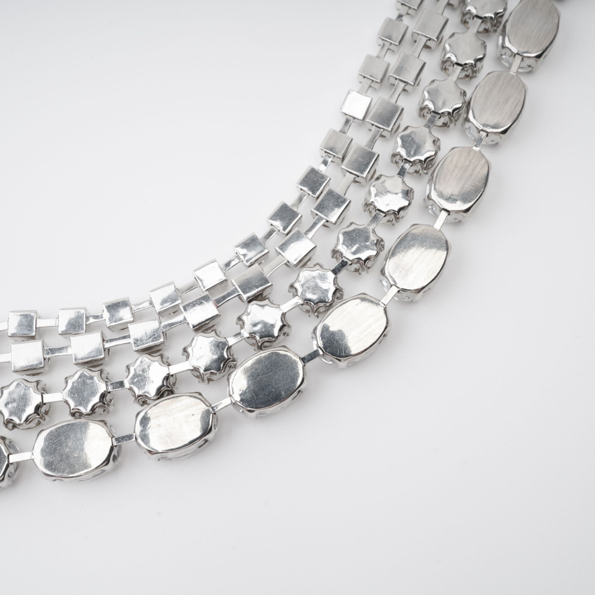 ELIZABETH CRYSTAL LAYERED NECKLACE FOR WEDDING