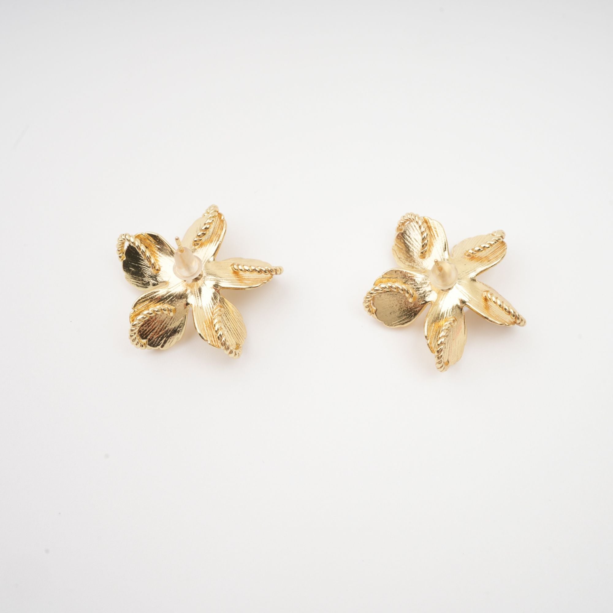 JEANNE FLORAL PEARL STUD EARRINGS FOR WEDDING