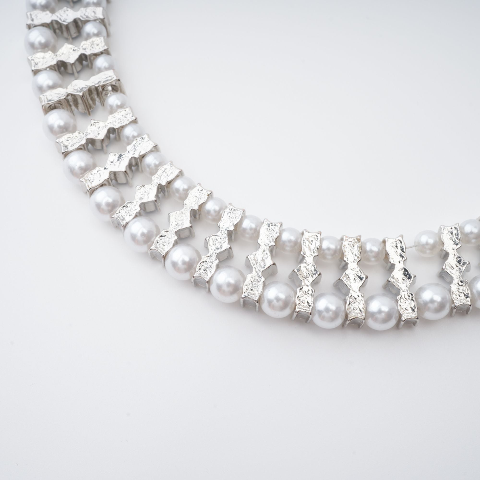 ALANA CRYSTAL PEARL NECKLACE FOR WEDDING PARTY